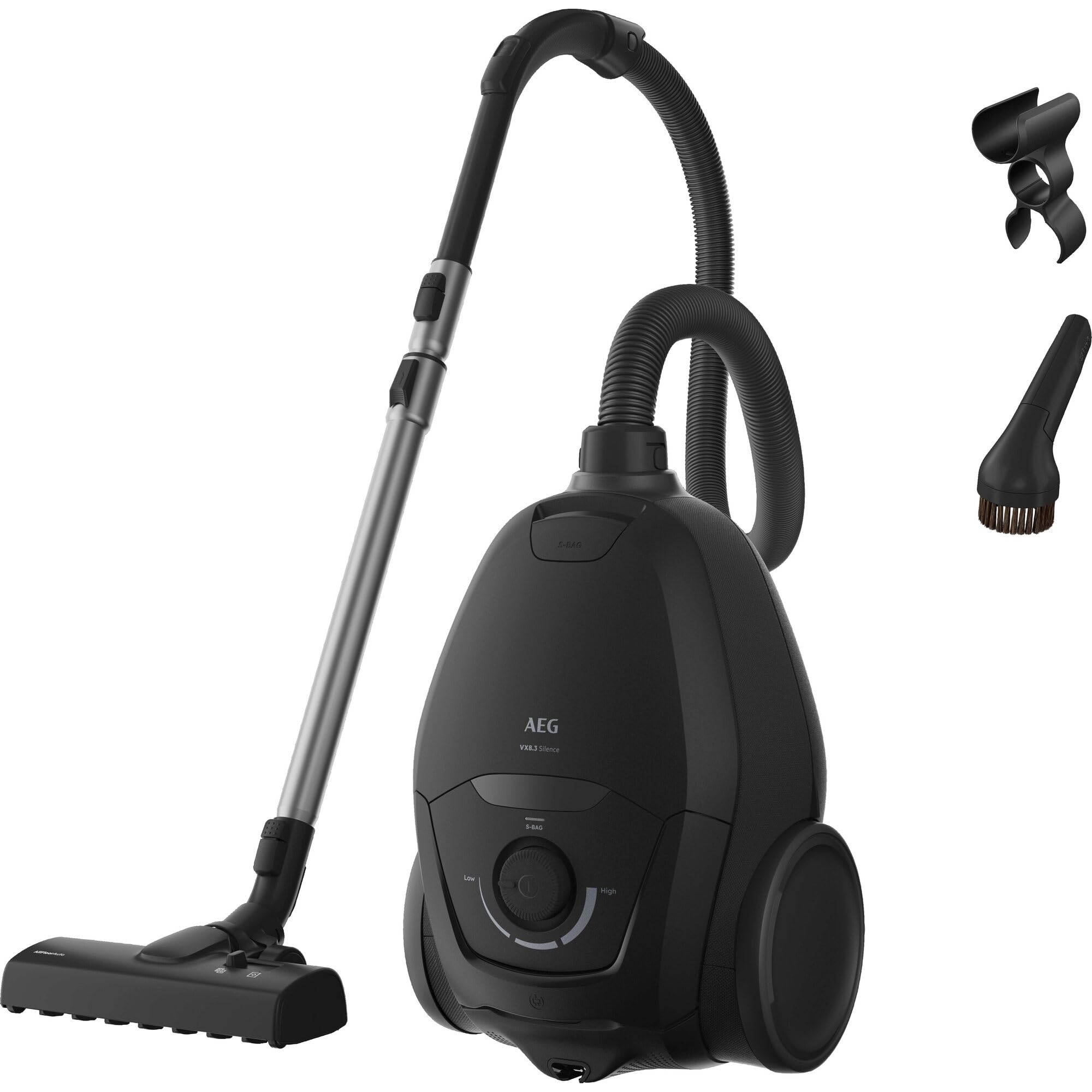 AEG Staubsauger mit Beutel, besonders leise 64 dB, kraftvolle 750 W