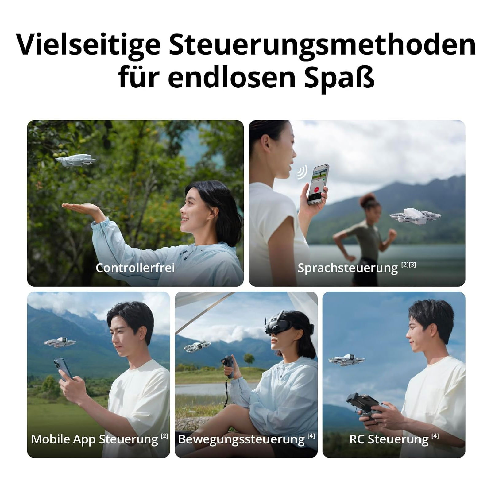 DJI Neo Motion Fly More Combo, Mini drohne mit 4K UHD-Kamera für Erwachsene