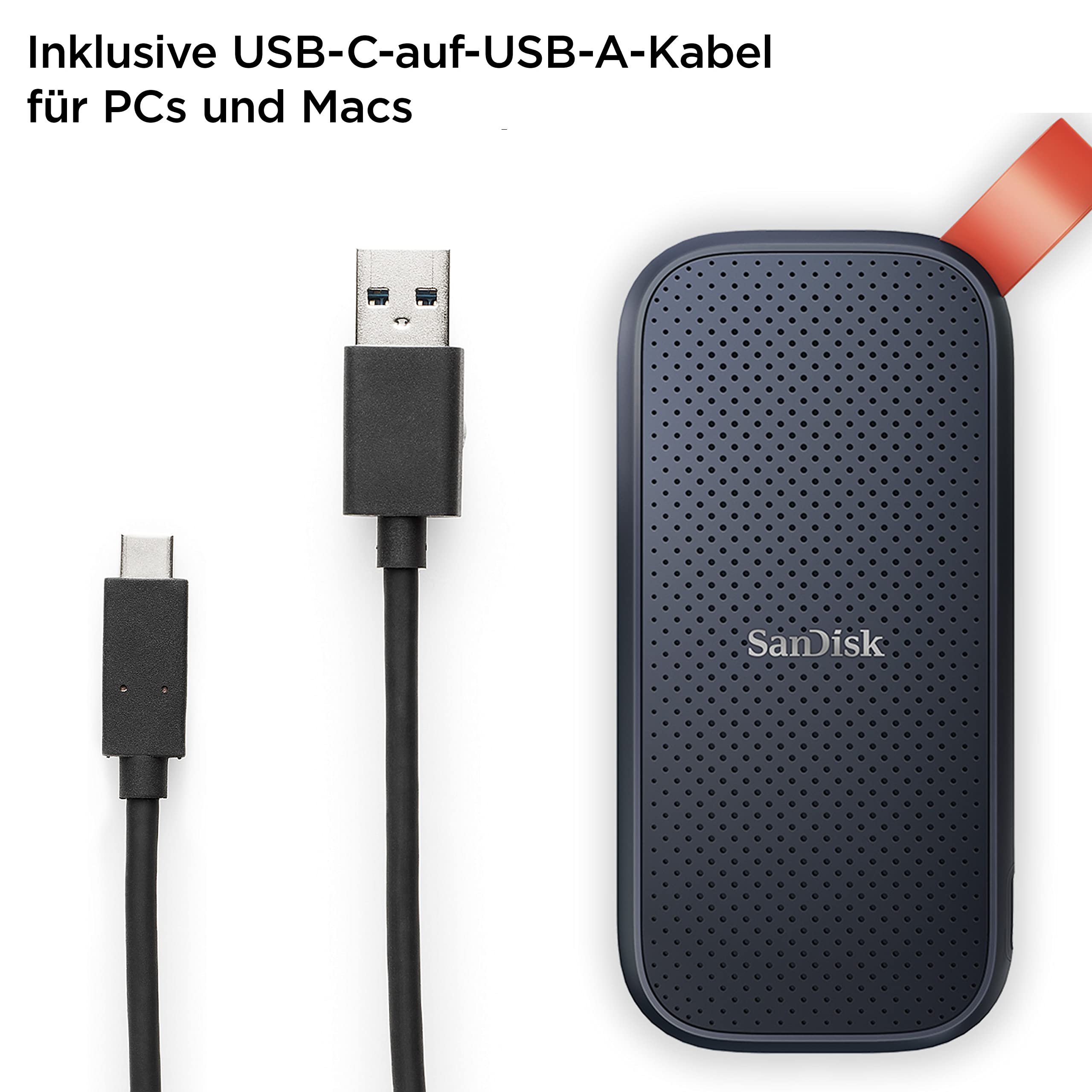 SANDISK Portable SSD 1 TB Externe SSD-Festplatte