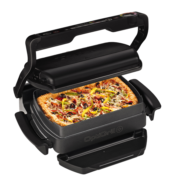 TEFAL GC 7148 Optigrill+ Snacking & Baking Kontaktgrill Schwarz