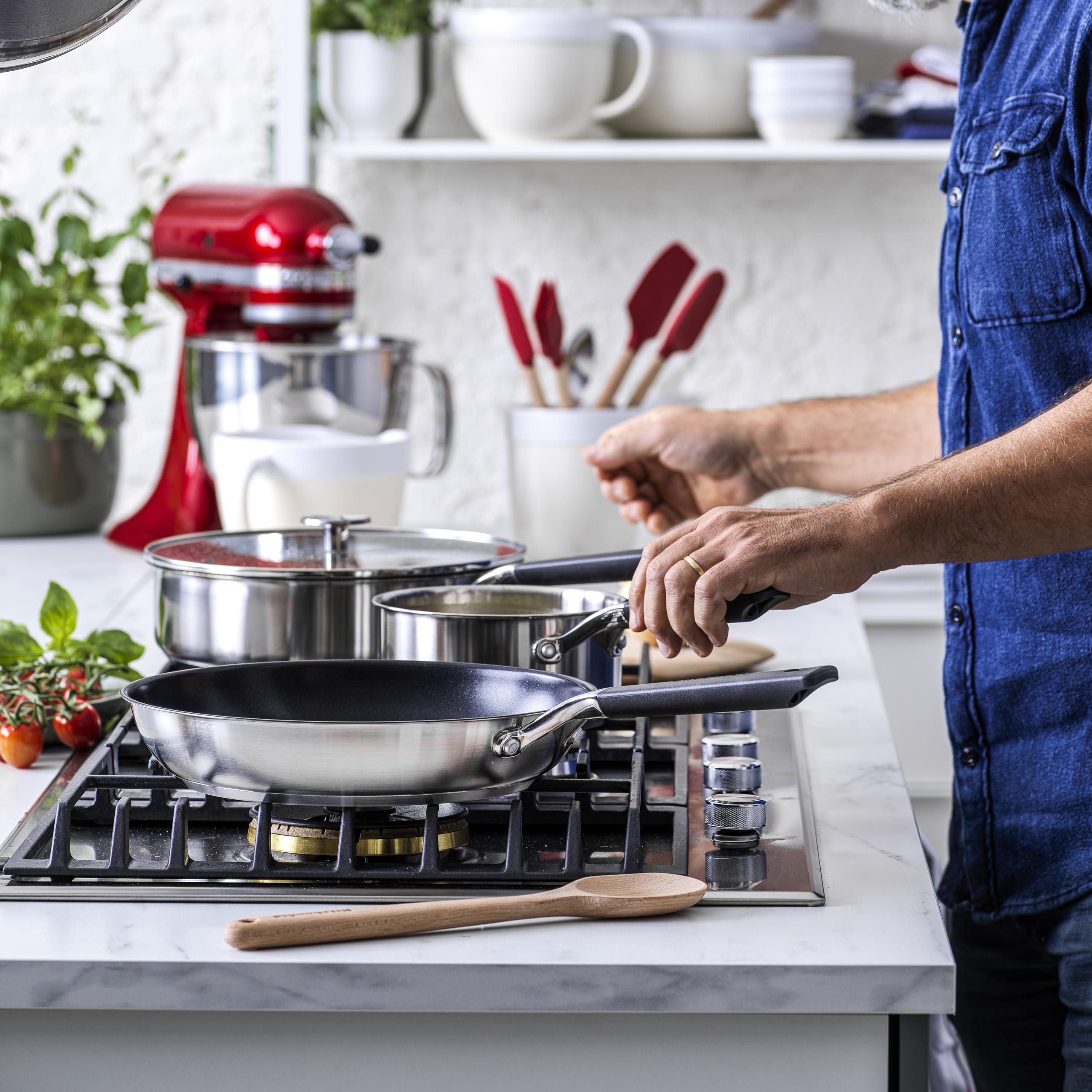 KIT CC005705-001 Wok 28cm Edelstahl