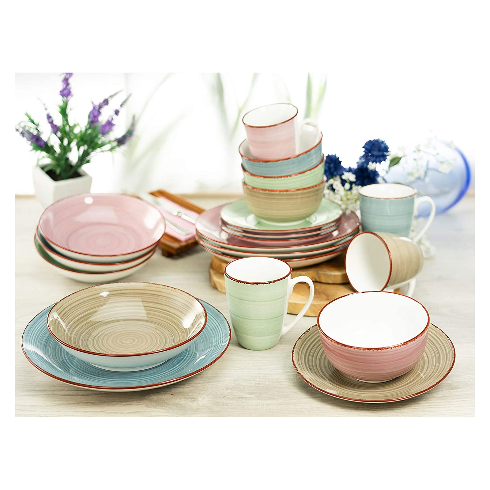 CreaTable 22583 SAMBA Geschirrset 20 teilig