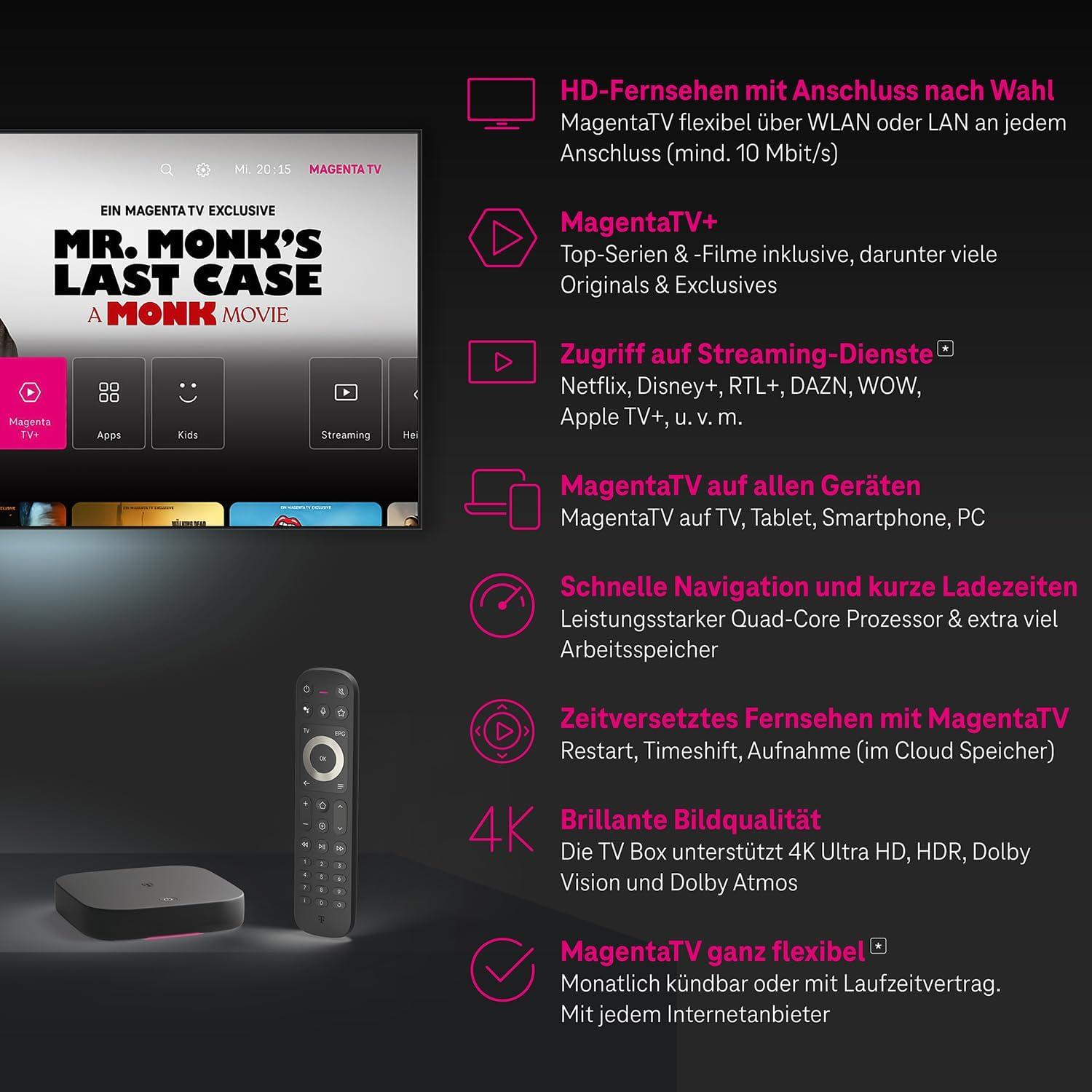 MagentaTV One (2. Generation) Android TV Box mit WLAN&LAN