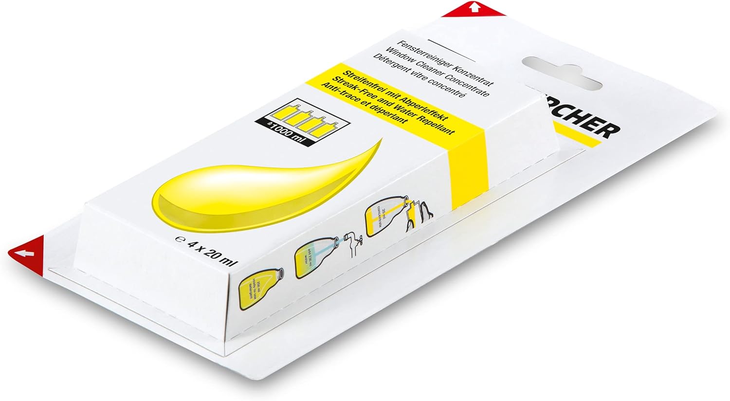 Kärcher Fensterreiniger-Konzentrat 4x 20ml .6.295-302