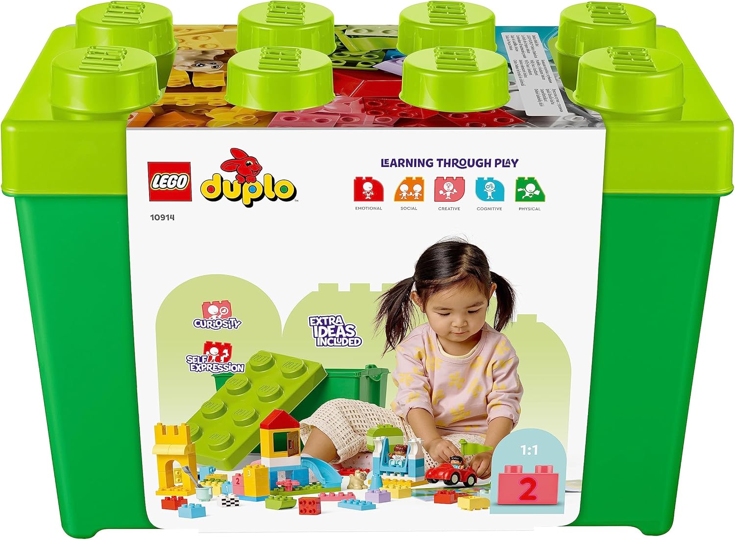 LEGO DUPLO Classic Steinebox - Montessori Spielzeug ab 1 Jahr