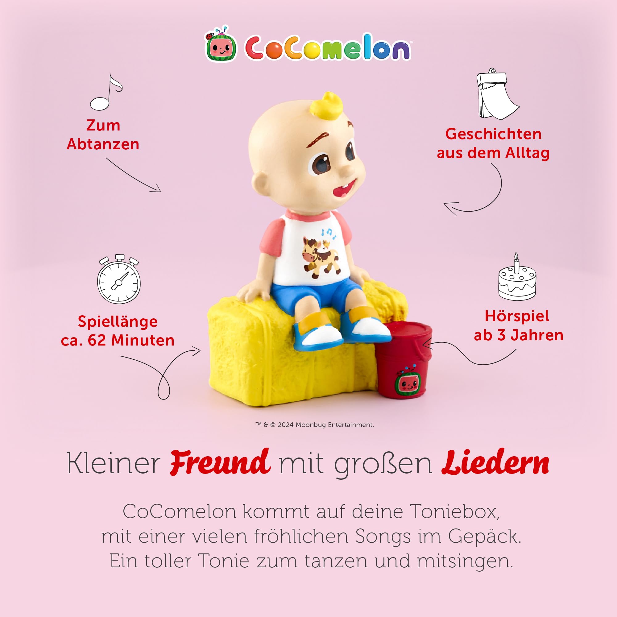Tonies Hörfigur für Toniebox, CoComelon – Raus in die Welt mit JJ