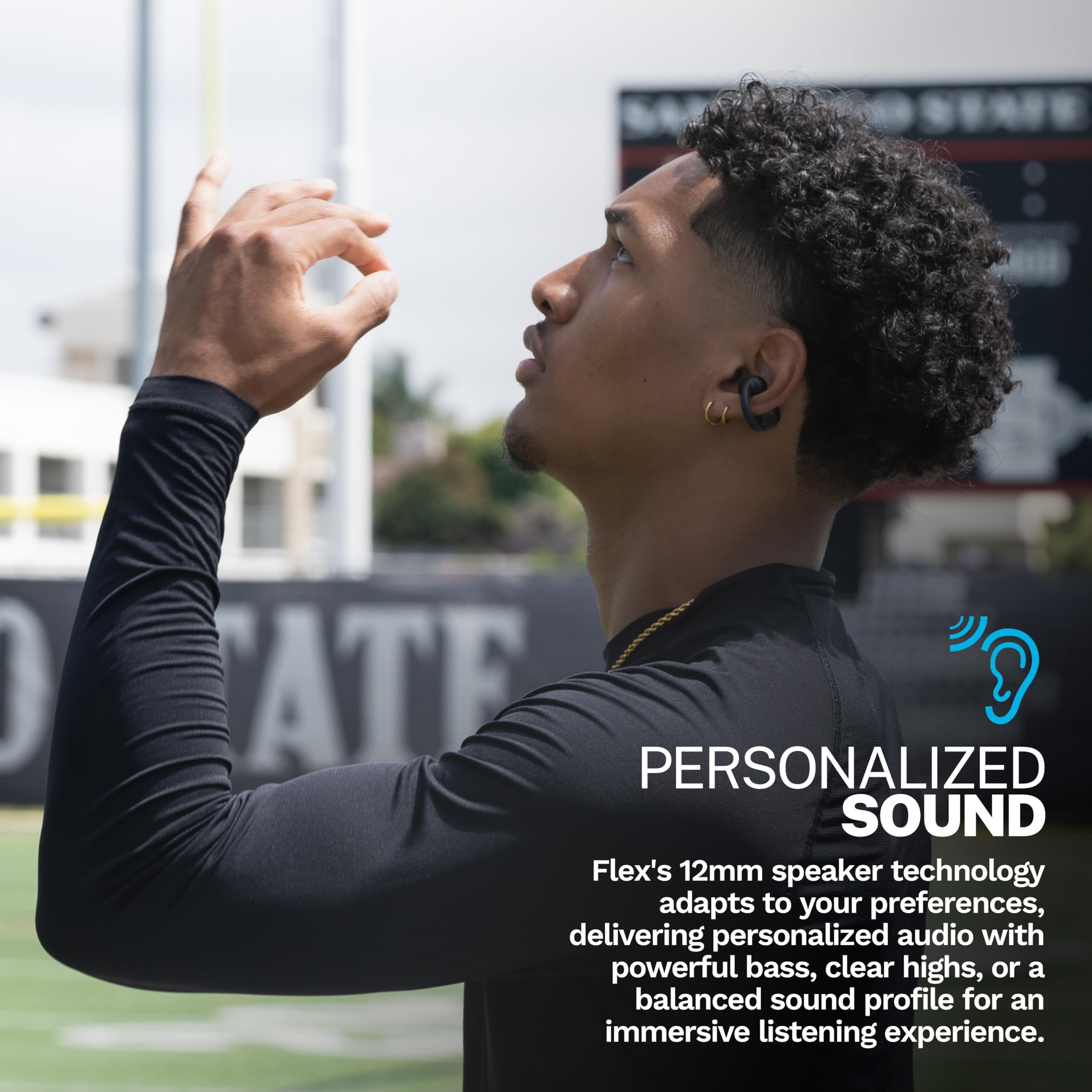 JLab Flex Open Ear Kopfhörer - Open Ear Earbuds