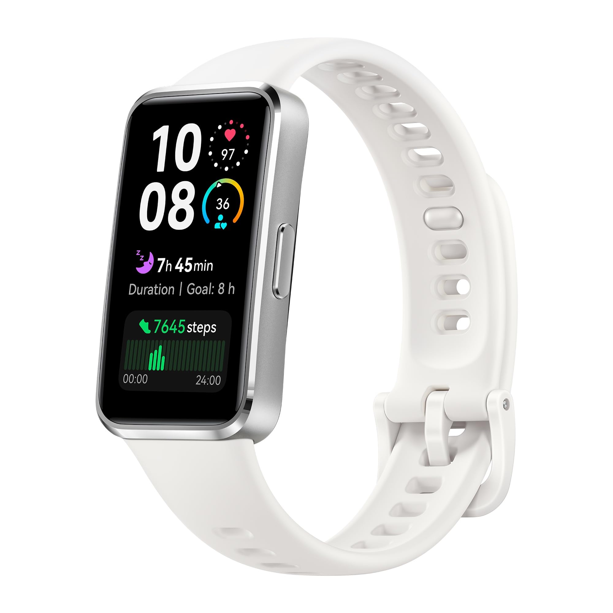 HUAWEI Band 10, Schlankes Gehäuse aus Aluminiumlegierung, Tragekomfortarmband