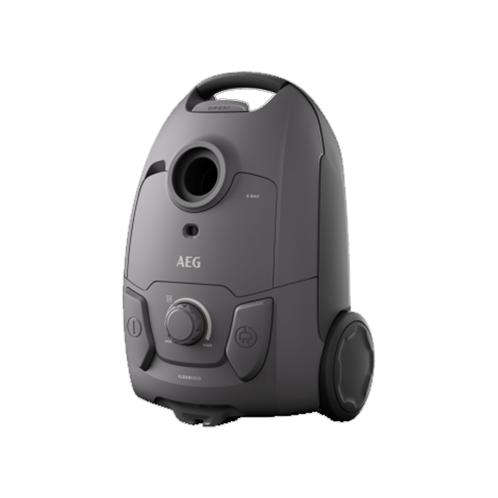 AEG AB51C2DG Bodenstaubsauger (Clean 5000, 650 Watt, 8,5m Aktionsradius, waschbarer Hygiene-Filter, 3,5 Liter Volumen, Dark grey)