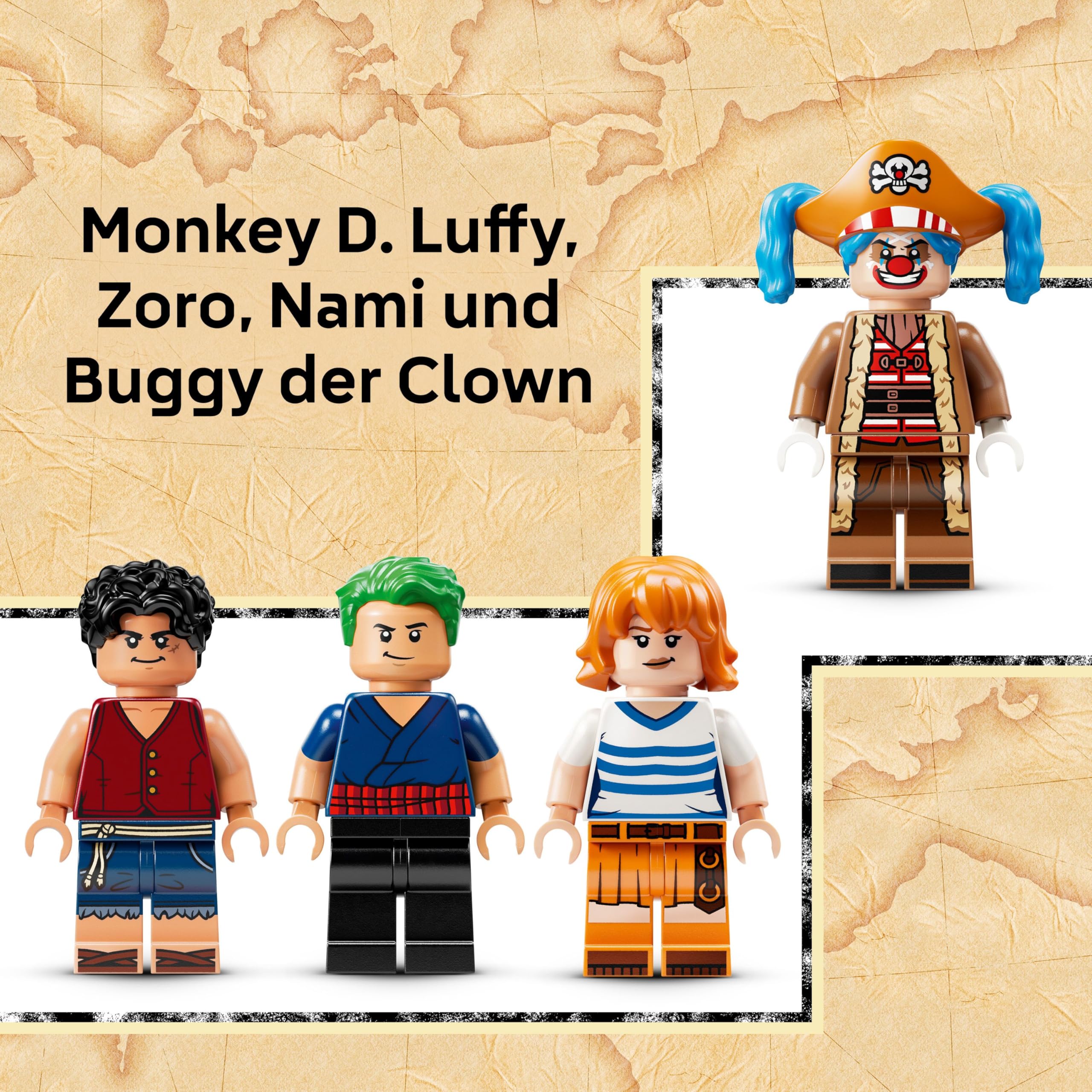 LEGO ONE Piece Zirkuszelt von Buggy dem Clown 75637