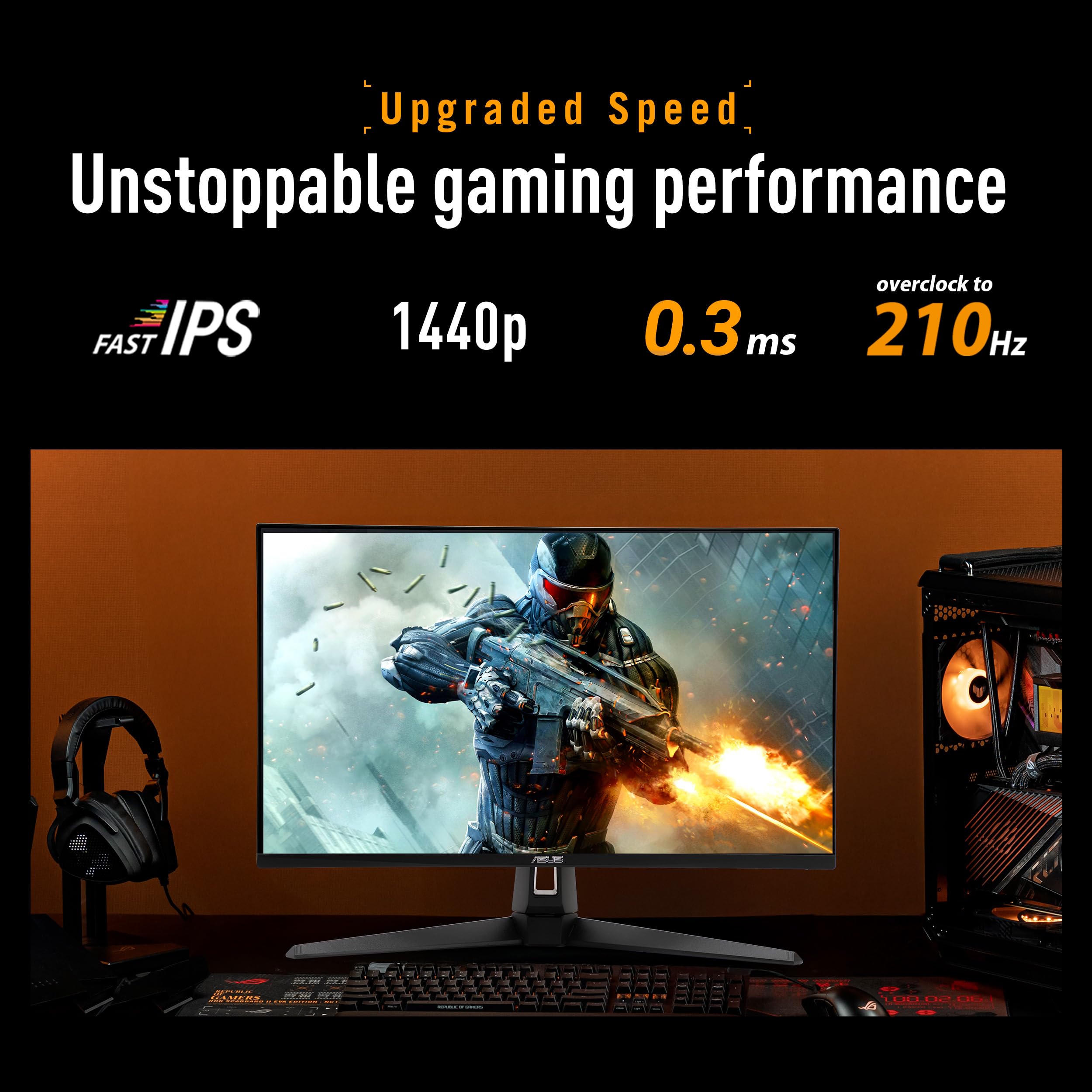 ASUS TUF Gaming VG27AQ5A QHD Monitor