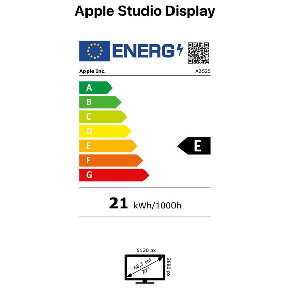 Apple Studio Display 27 Zoll silber