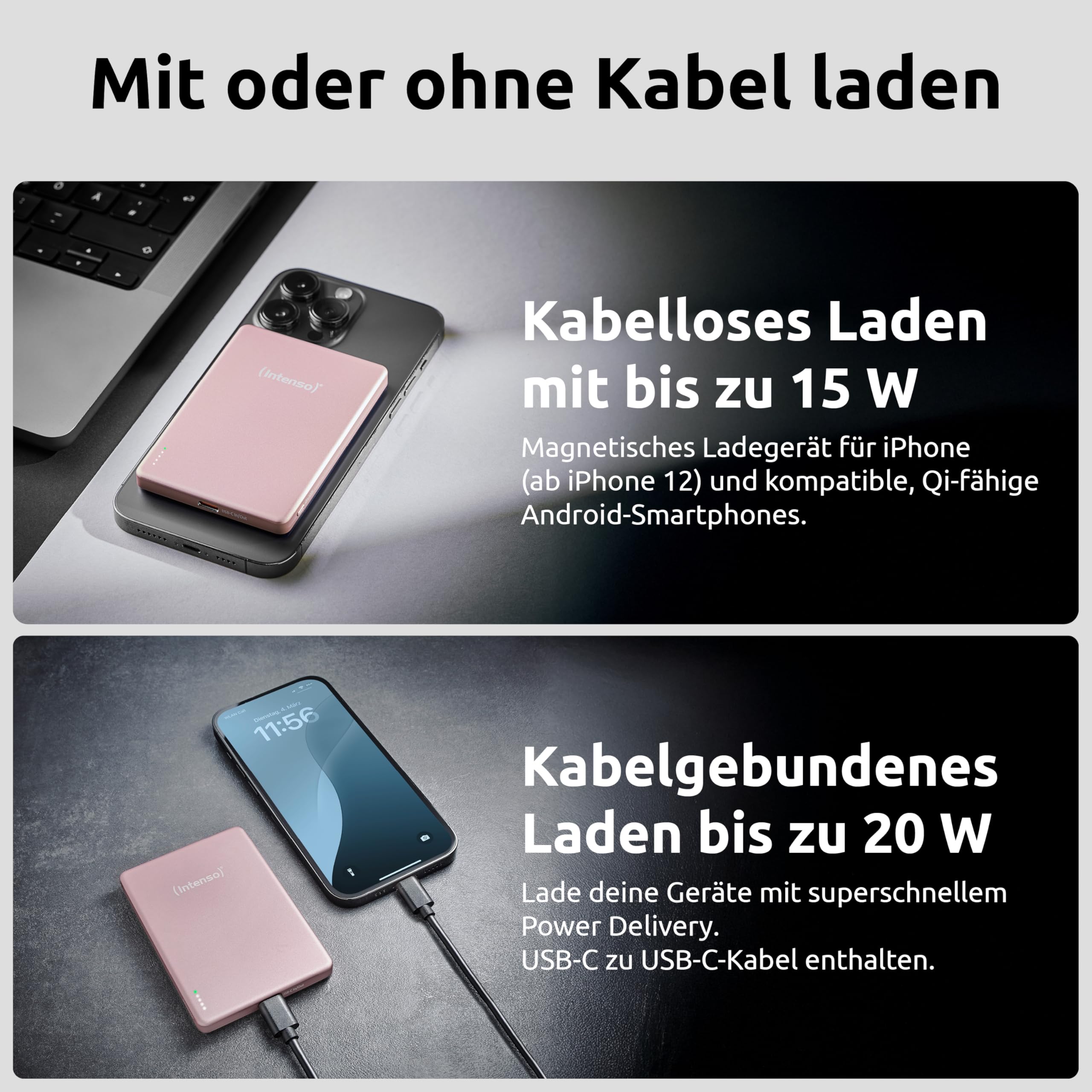 Intenso MW5000 Magnetische Powerbank 5000 mAh