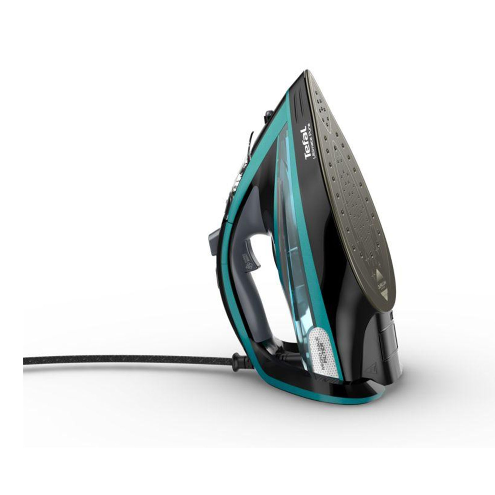 TEFAL FV 9844 Ultimate Pure Dampfbügeleisen schwarz/türkis