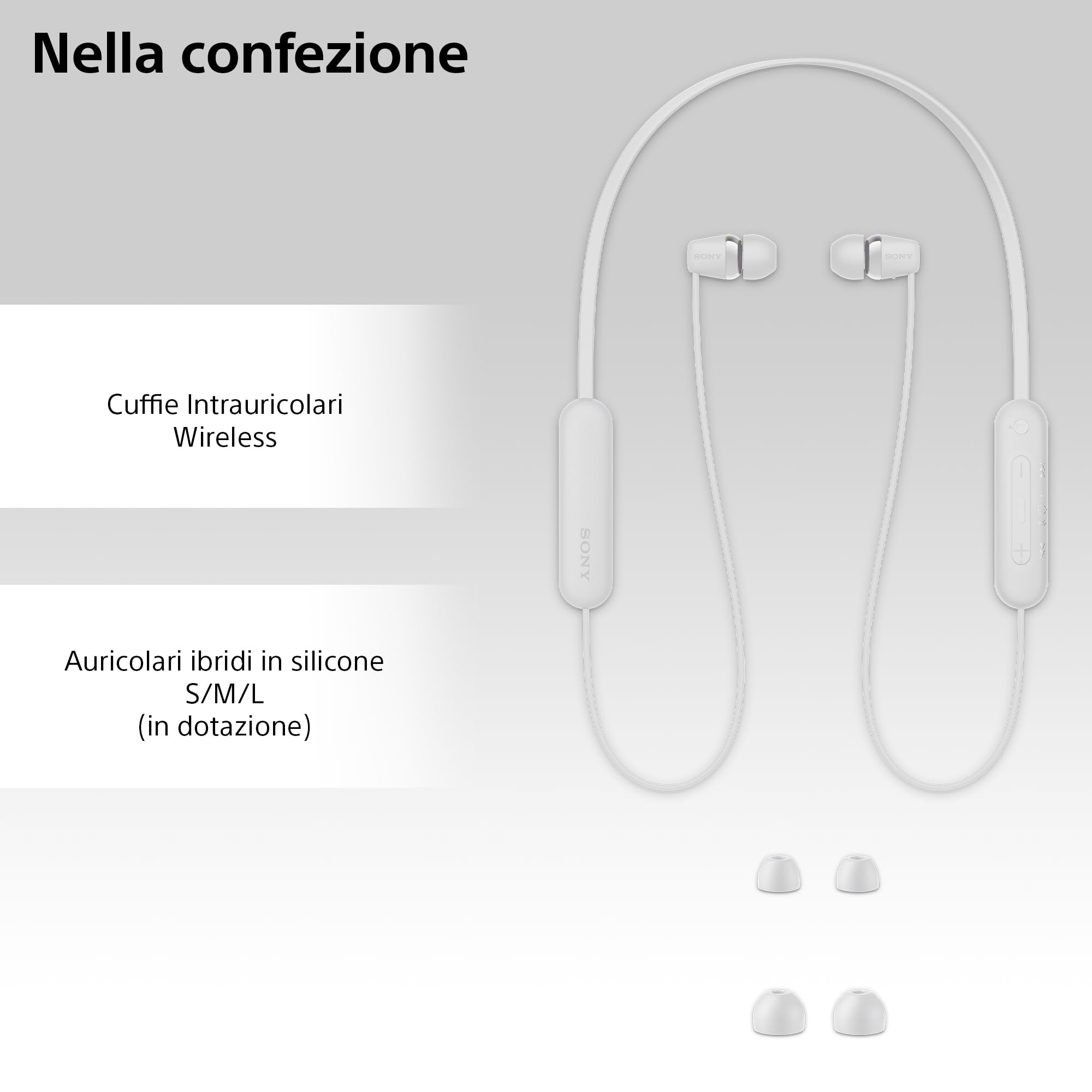 Sony kabellose WI-C100 In-Ear-Kopfhörer