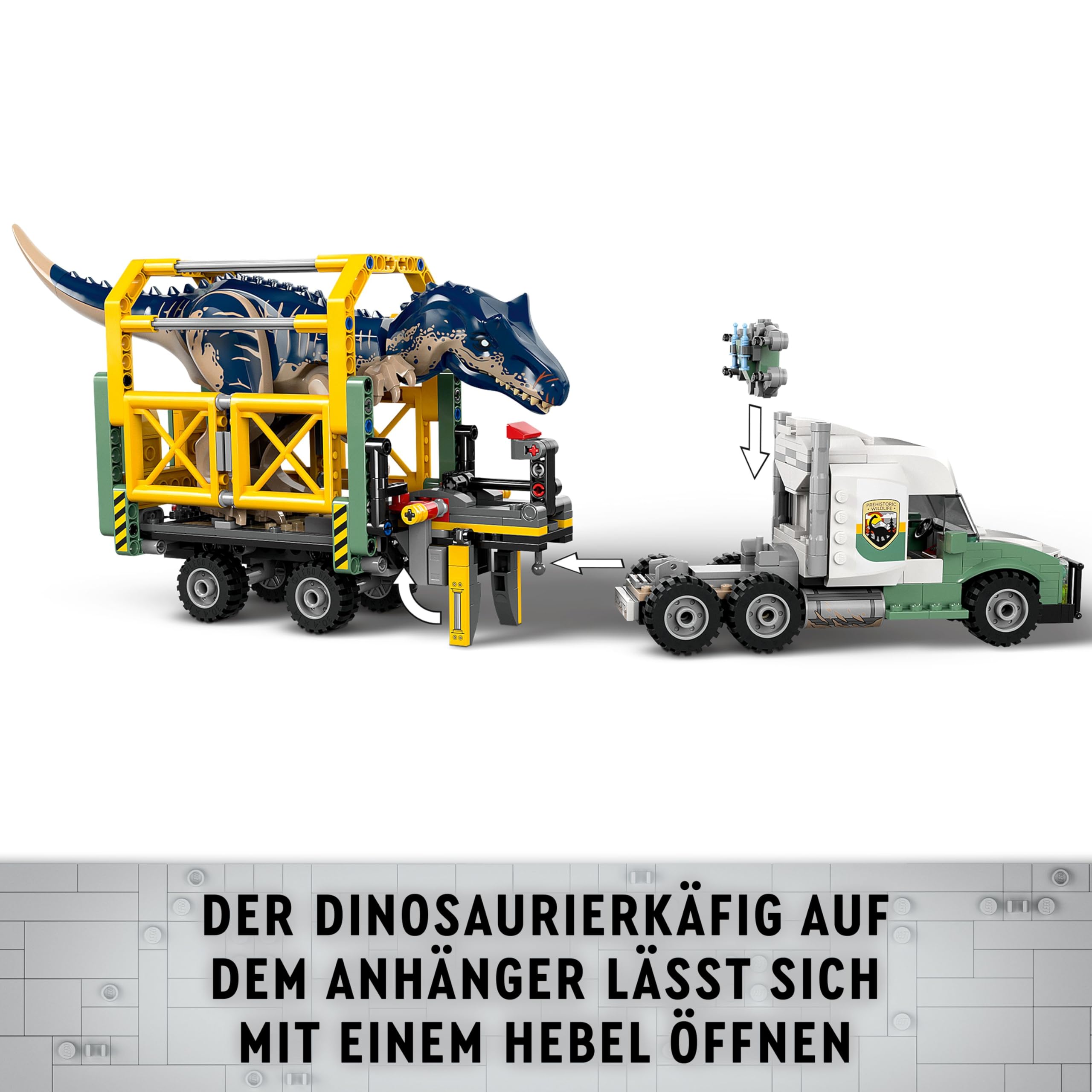 LEGO Jurassic World Dinosaurier-Missionen: Allosaurus-Transporter 76966