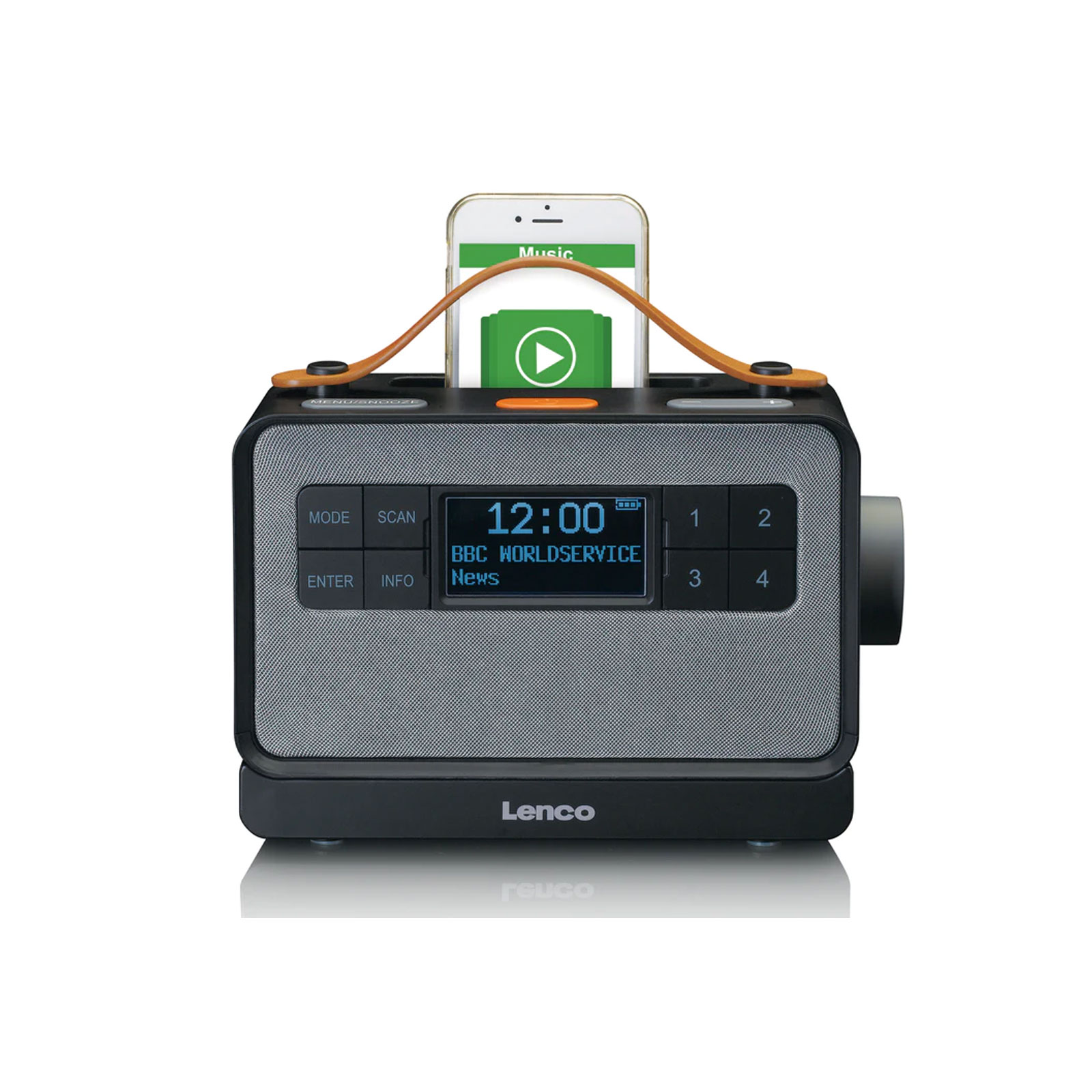 Lenco DAB+ Radio PDR-065 Digital-Tuner DAB+ UKW (FM) Bluetooth