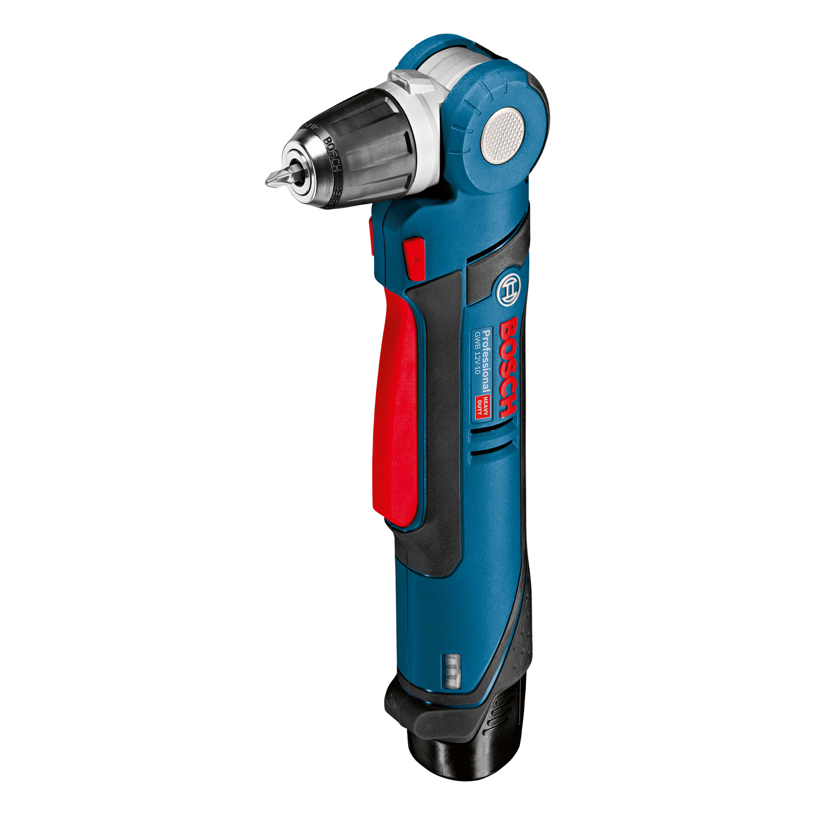 Bosch Professional Akku-Winkelbohrmaschine GWB 12V-10, mit 2 x 2.0 Ah Li-Ion Akku, L-BOXX