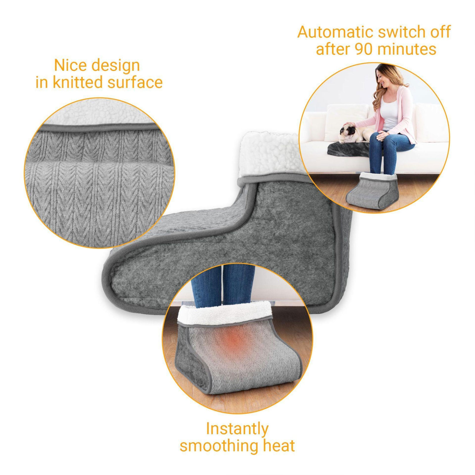 MEDISANA FW 150 Strick Fußwärmer