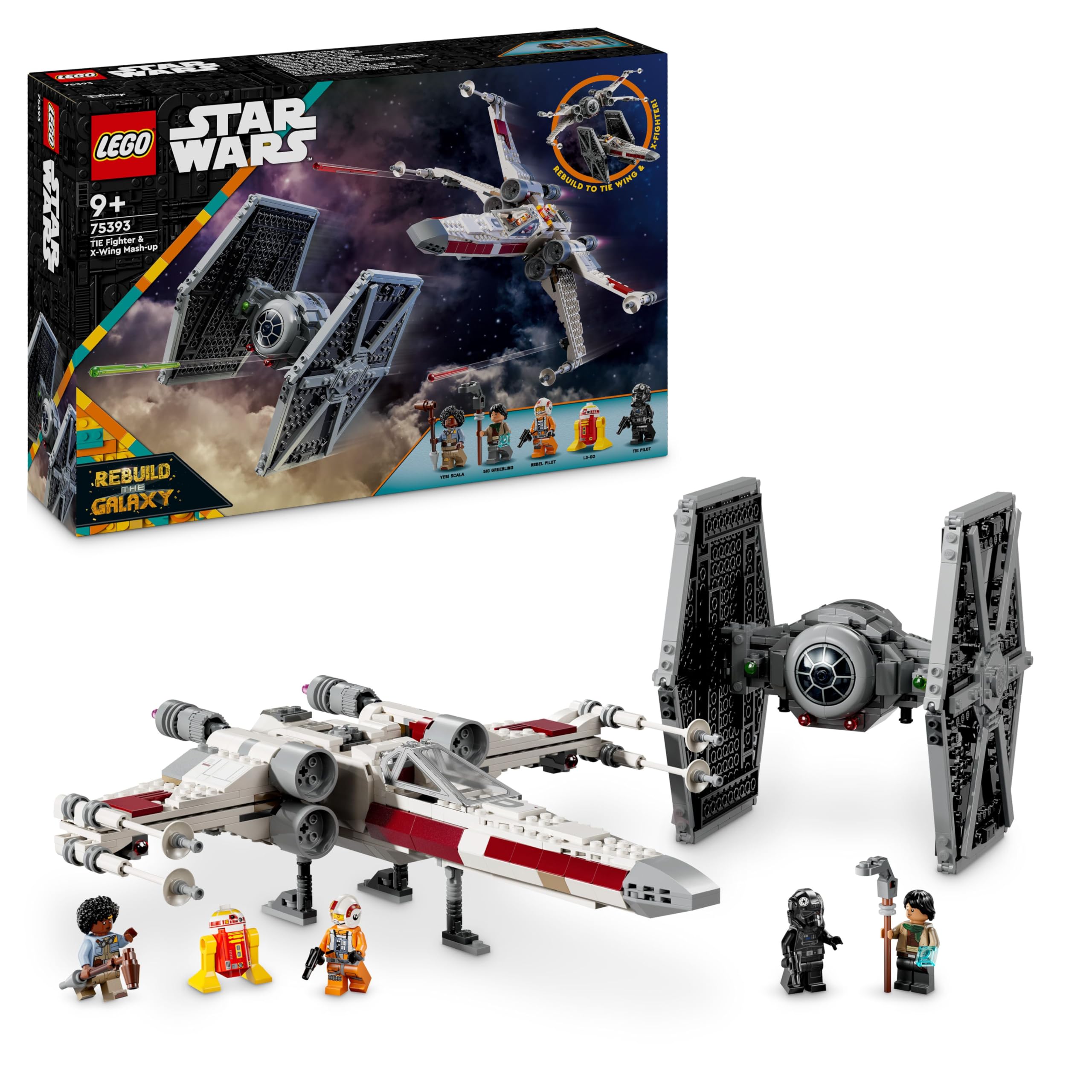 LEGO Star Wars 75393 Mashup aus TIE Fighter & X-Wing