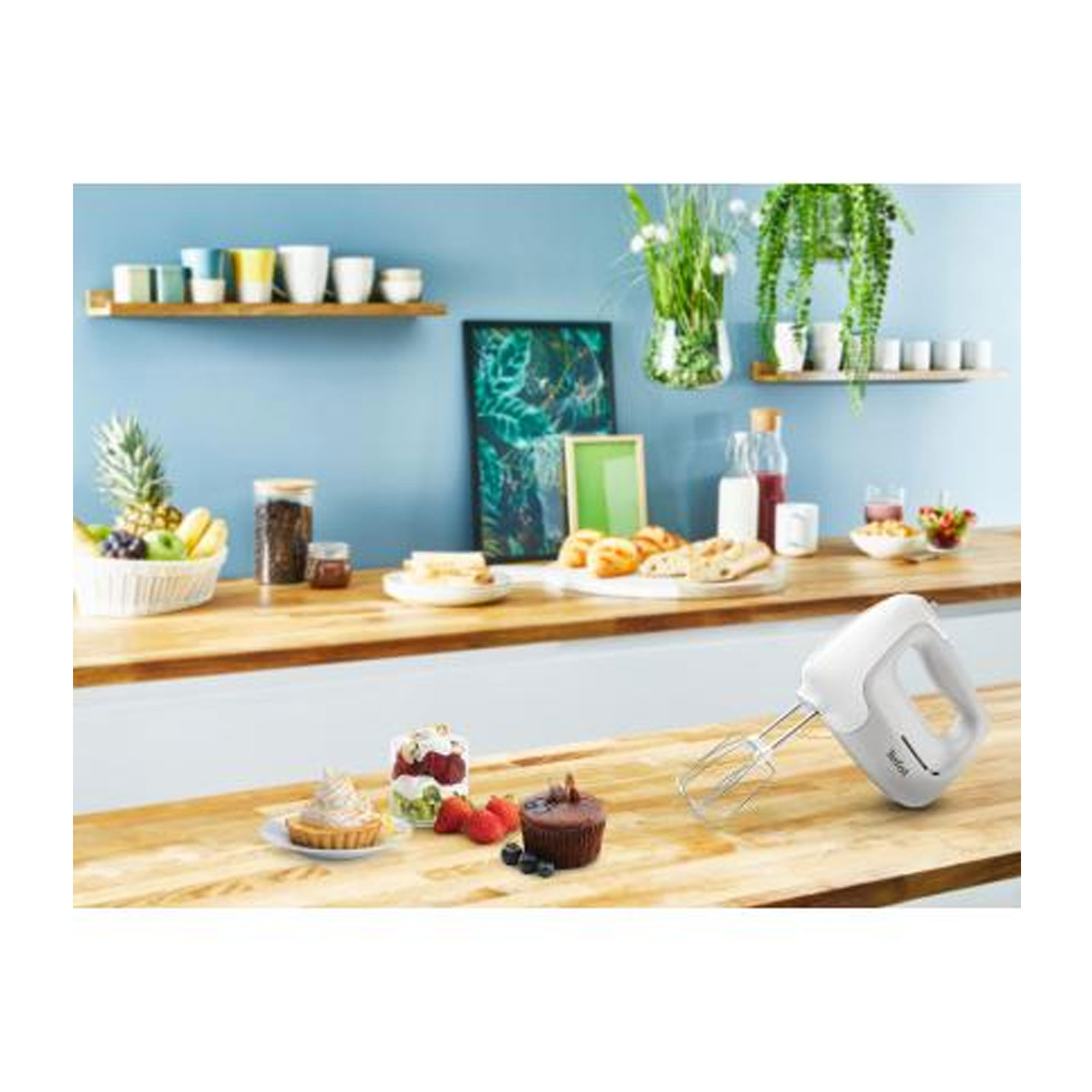Tefal  HT450B Prep Mix Handmixer weiß/grau