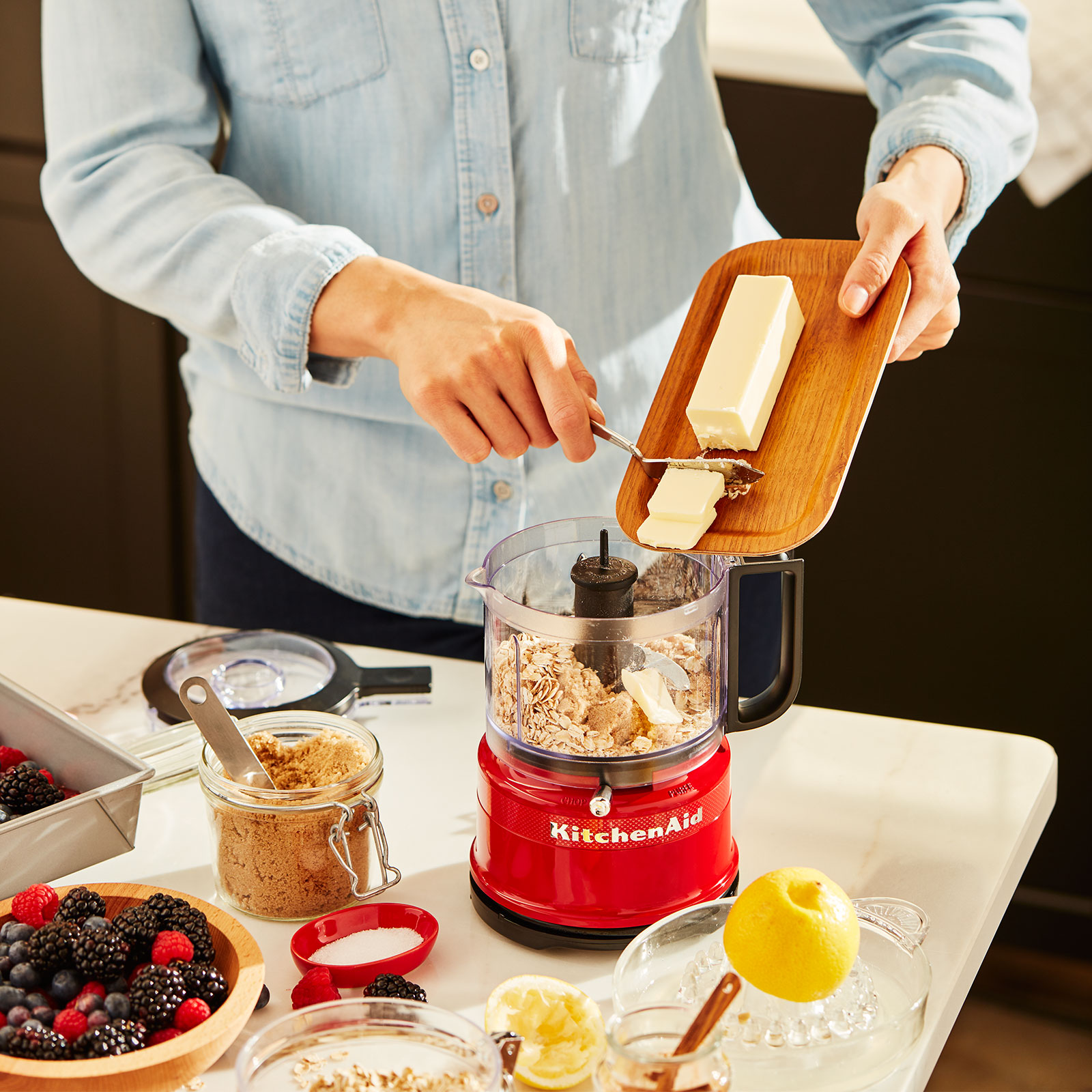 KitchenAid 5KFC3516HESD Mini Food Processor