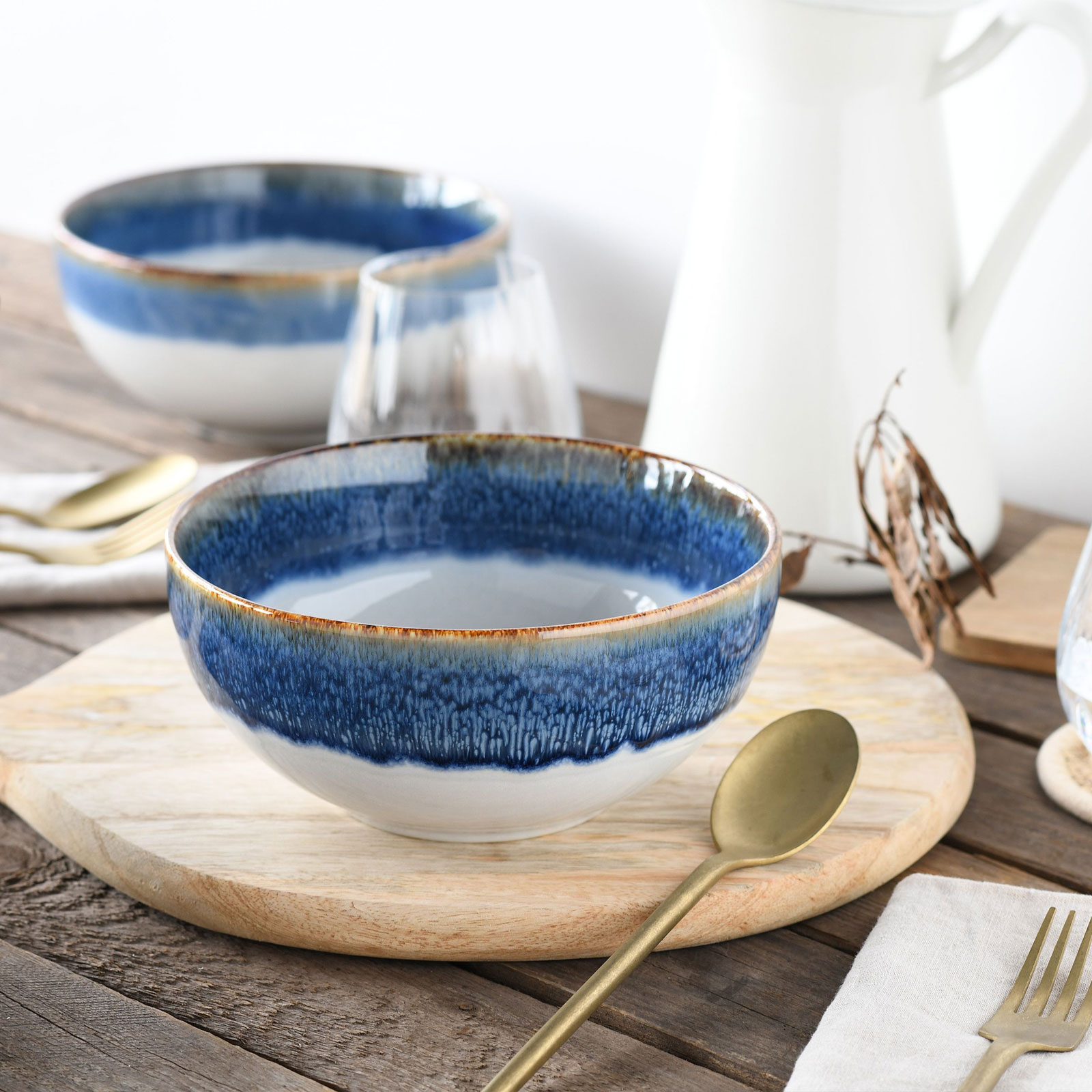 CreaTable Cascade 21684 Buddha Bowl Set, 4-teilig