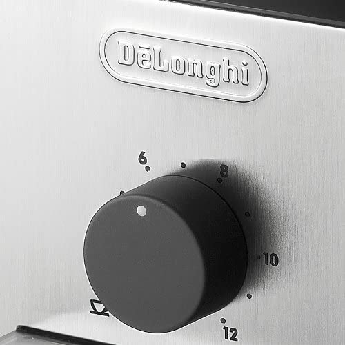 DeLonghi KG 89 Kaffeemühle, einstellbare Tassenmenge, 120 g Fassungsvermögen