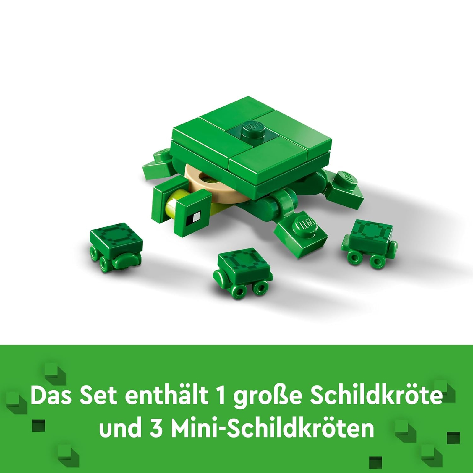 LEGO Minecraft Das Schildkrötenstrandhaus, Spielzeug-Haus mit Zubehör für Mädchen und Jungen ab 8 Jahren