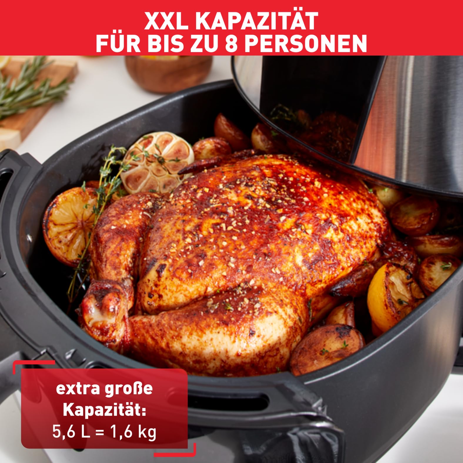 Tefal EY701D15 EASY FRY XXL Heißluftfritteuse Fritteuse 5,6 L Air Fryer