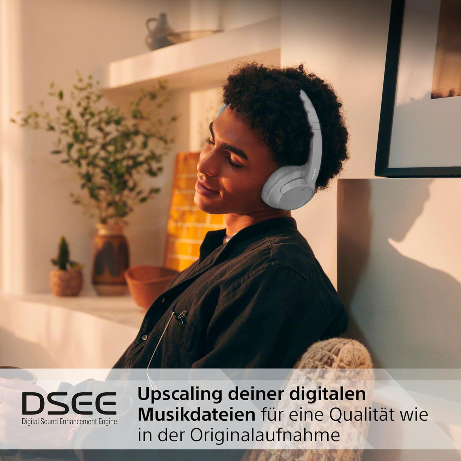 Sony WH-CH720N schwarz Bügelkopfhörer (Noise Cancelling, Bluetooth, 35h Akkulaufzeit, Freisprechfunktion, Mehrfachkopplung)