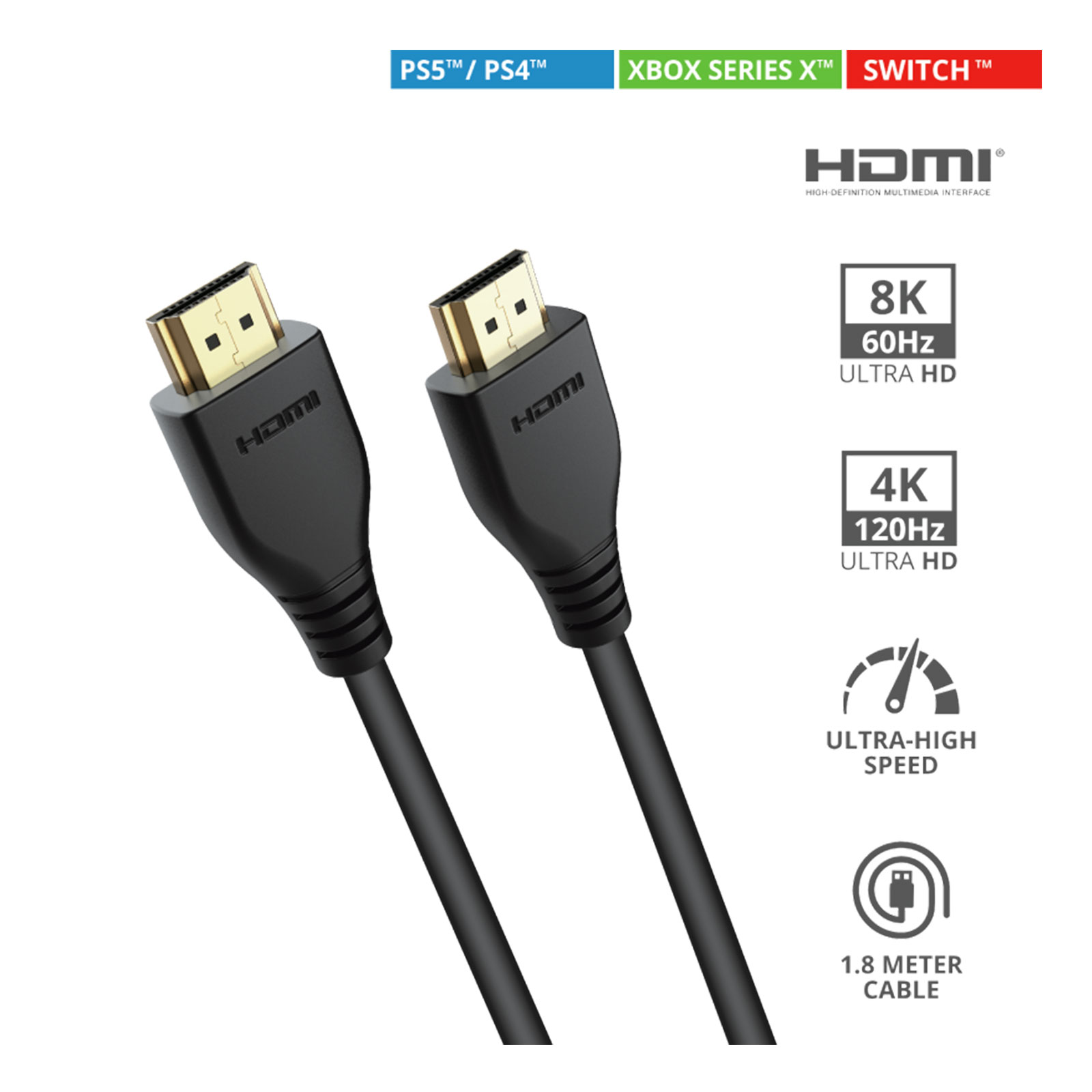 Trust GXT 731 Ruza Ultra-High Speed HDMI Kabel