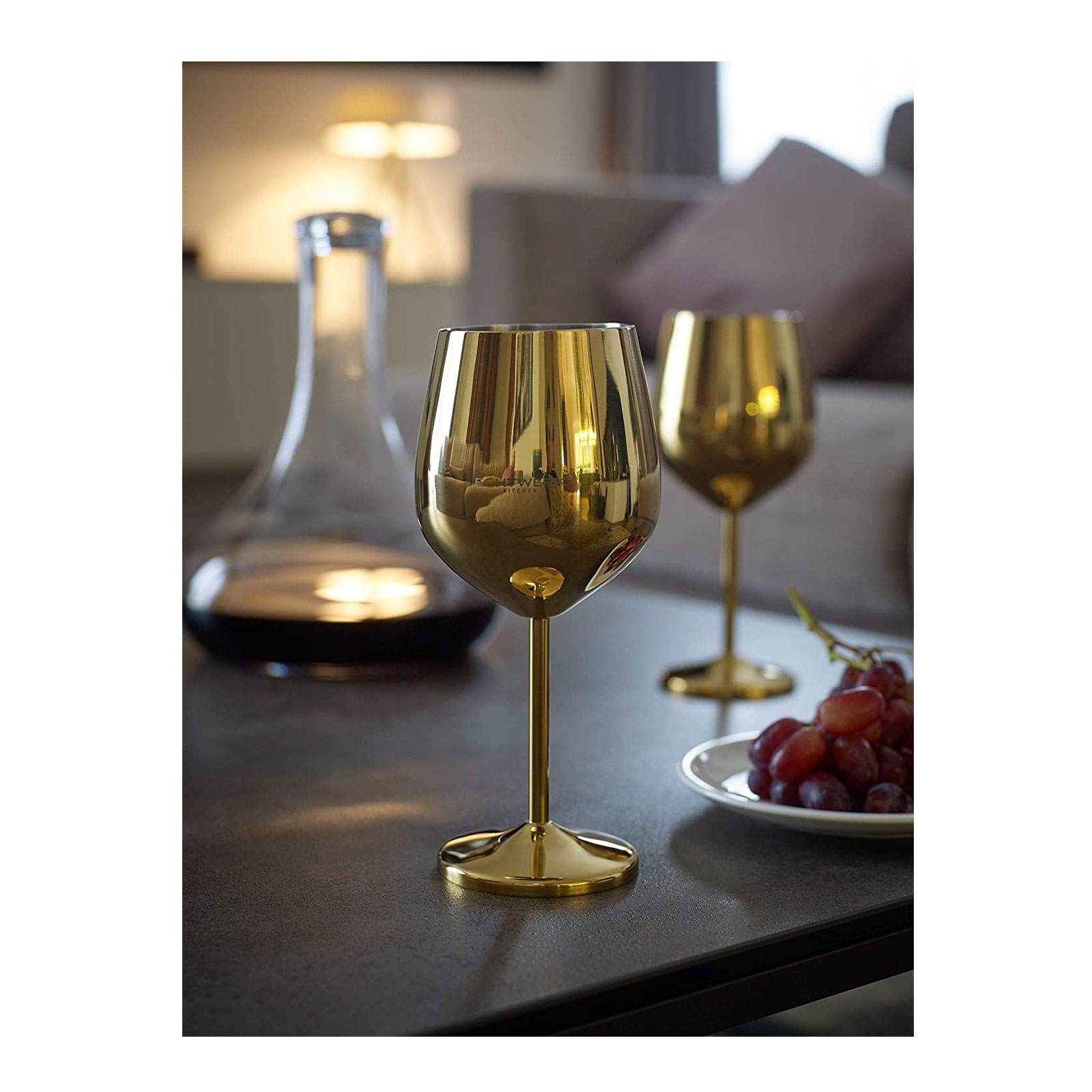 Echtwerk Weinkelche aus Edelstahl 6tlg Edition