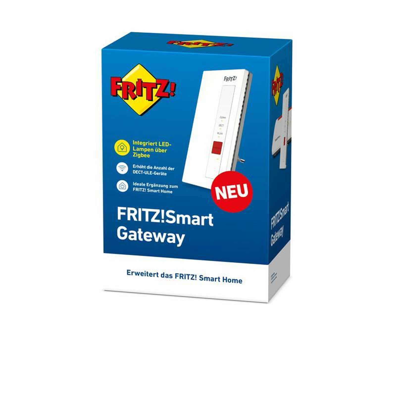 AVM FRITZ!Smart Gateway (Gateway zur Einbindung von LED-Lampen über Zigbee 3.0 und DECT ULE)