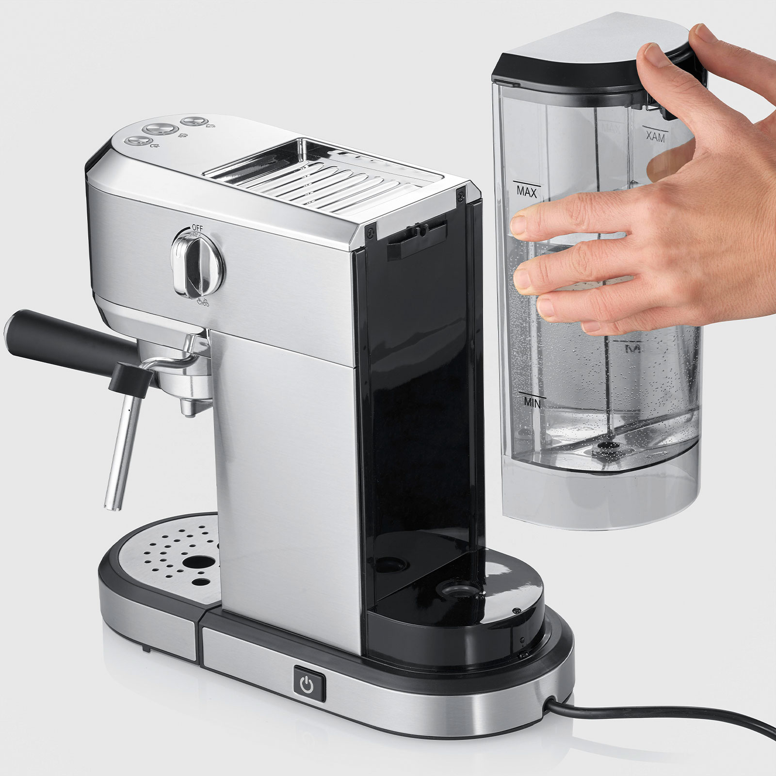 SEVERIN KA 5997 Newspresa Siebträger-Espressomaschine