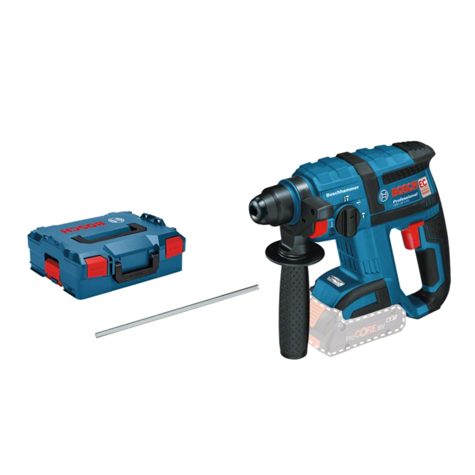 Bosch Professional GBH 18V-EC Bohr- und Meisselhammer (Akku)