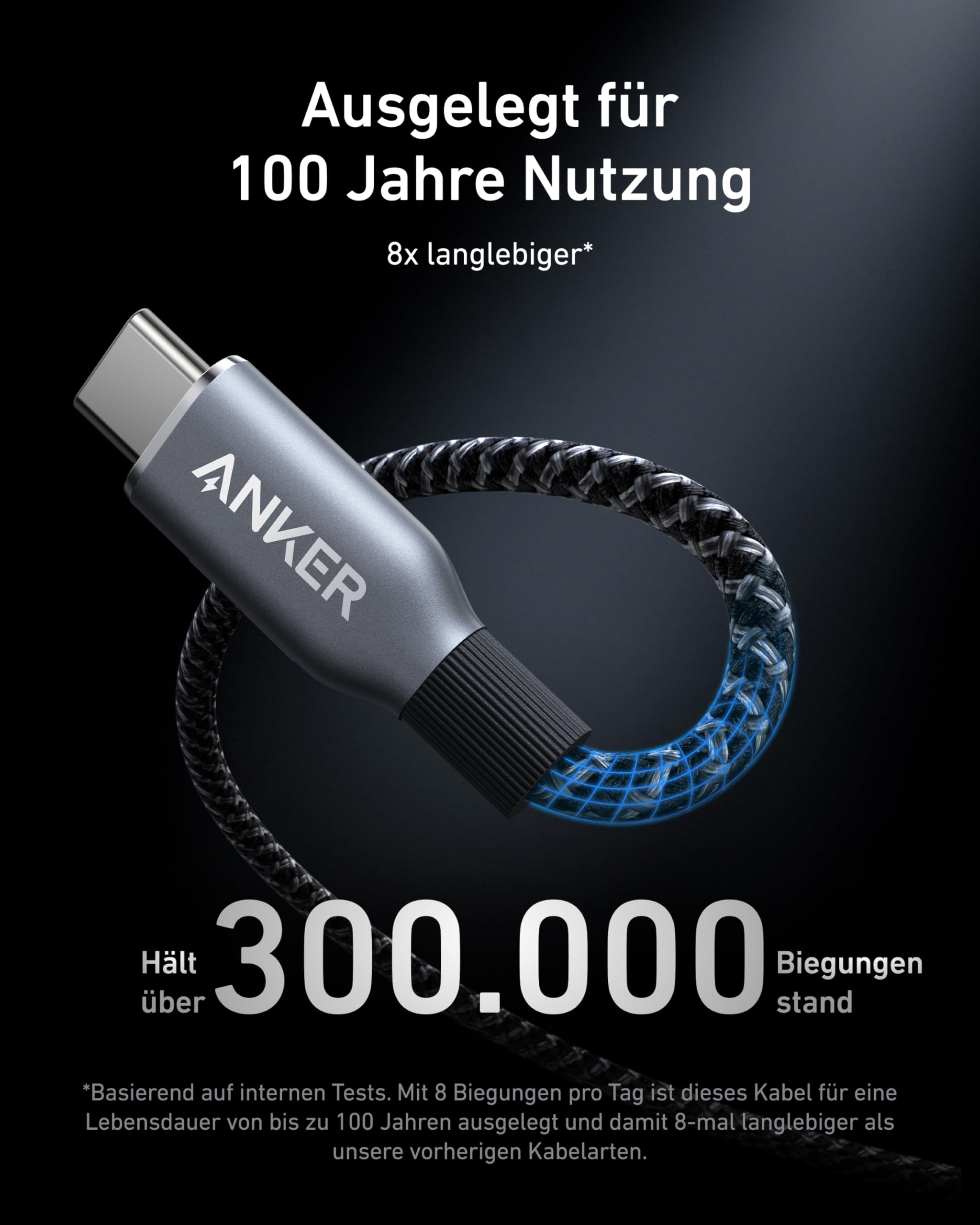 Anker Prime USB C auf USB C Kabel