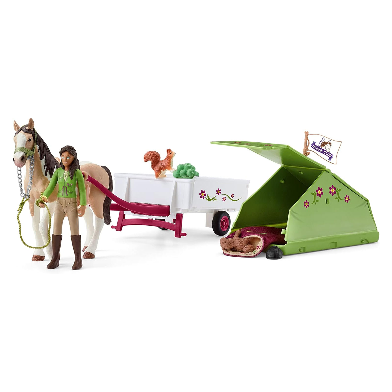 Schleich Horse Club Sarahs Campingausflug Spielfiguren-Set (42533)