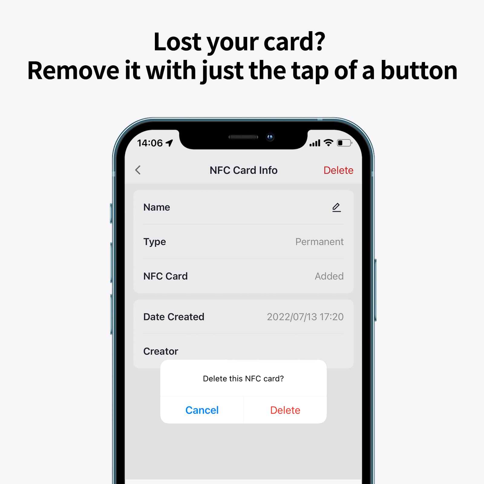 SwitchBot Card for Unlocking Your SwitchBot Lock via Keypad or Keypad Touch