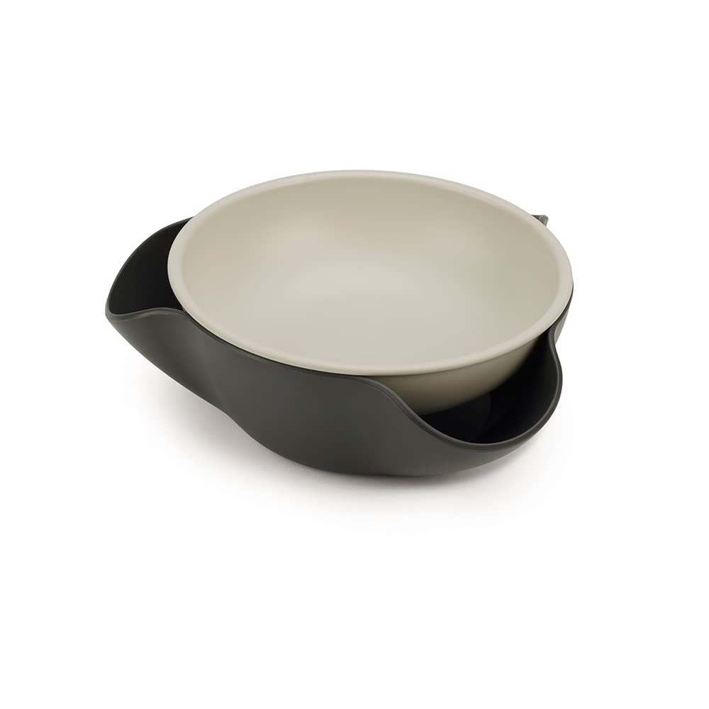 Joseph Joseph Double-Dish Servierschale Oliven Nüsse Grey Pistazie
