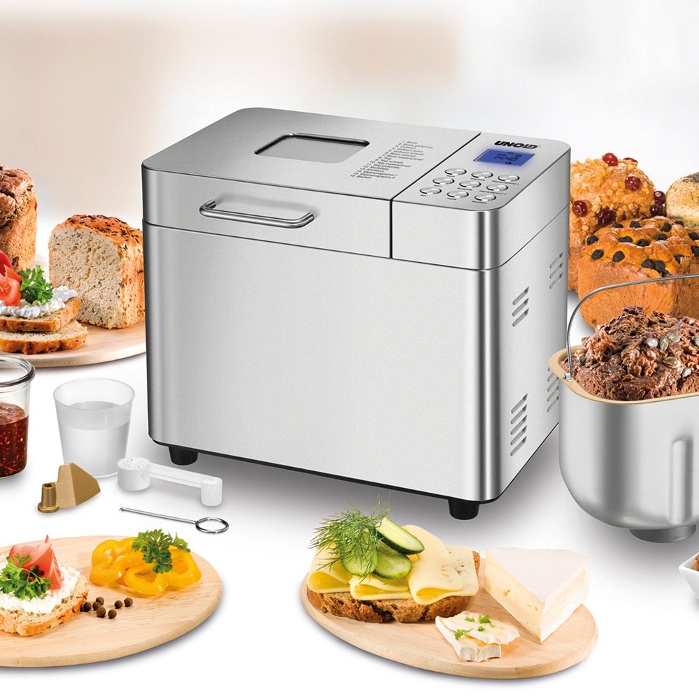 Unold Backmeister® Edel 68456 - Brotbackautomat Edelstahl