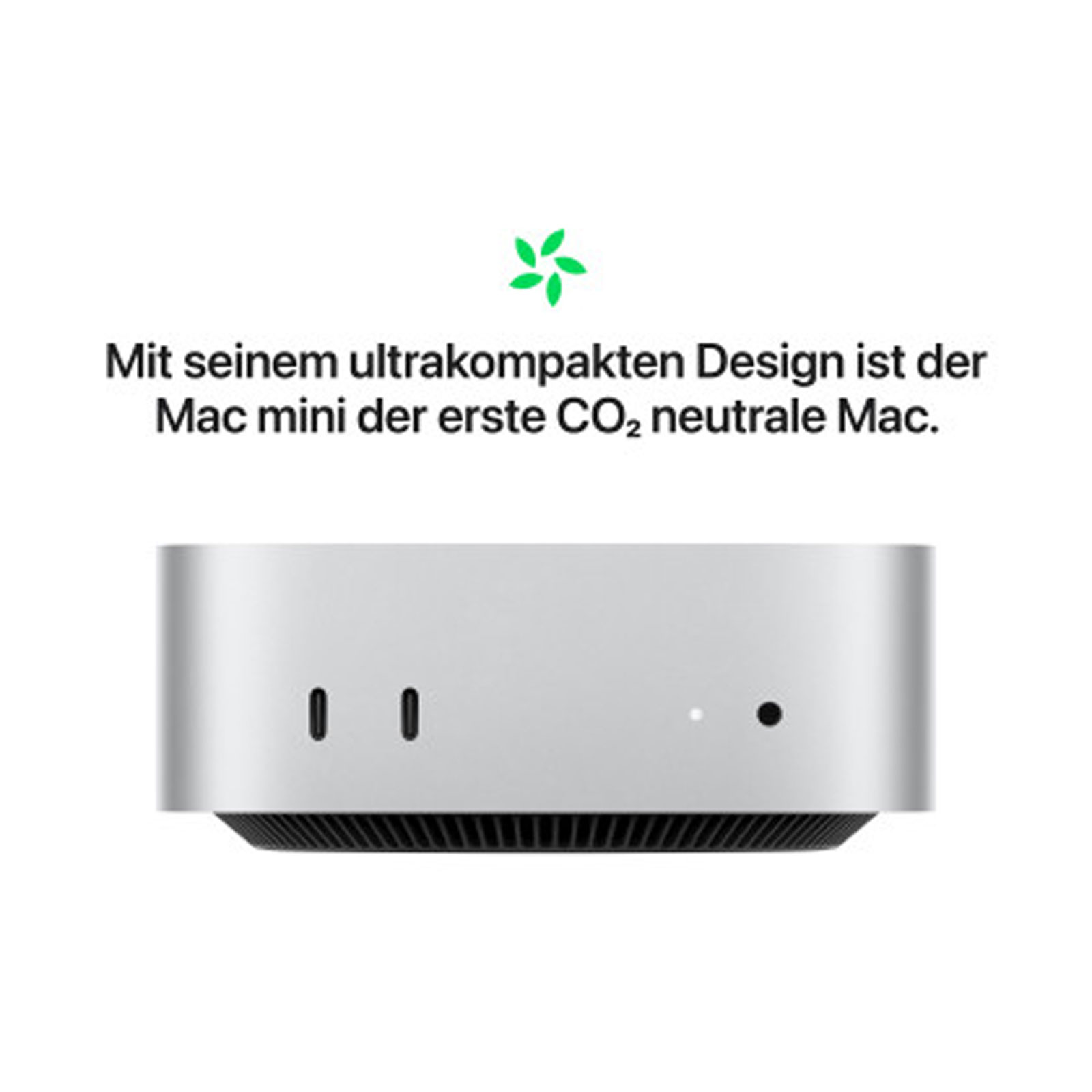 Apple Mac mini, 2024, Silber, M4, 10-Core-CPU, 10-Core-GPU, 16GB, 1TB