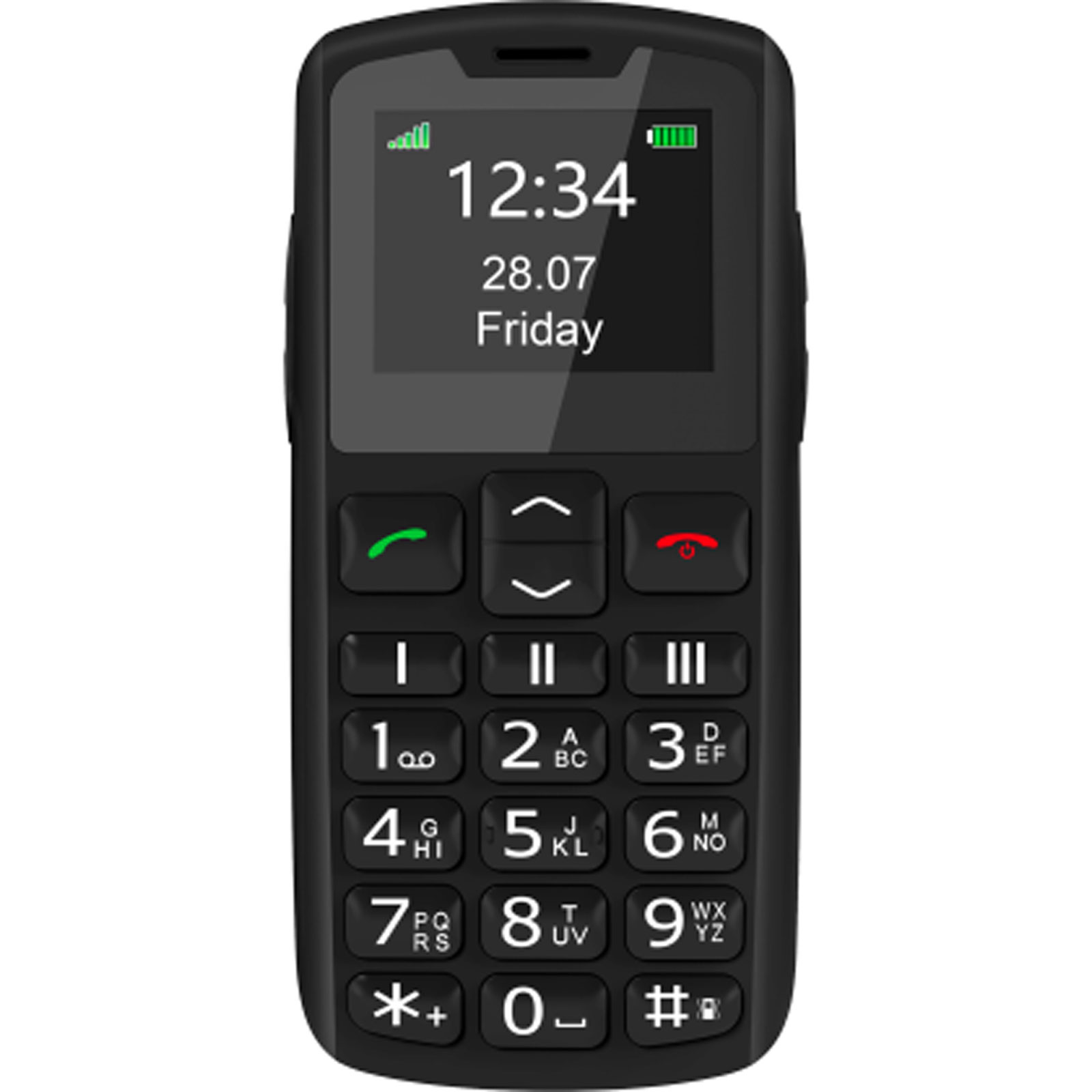 Beafon SL 230 Schwarz Handy (Seniorenhandy, ohne Netzteil)