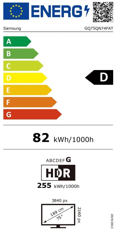 Samsung GQ75QN74FATXZG Neo QLED QN74F 4K Vision AI Smart TV