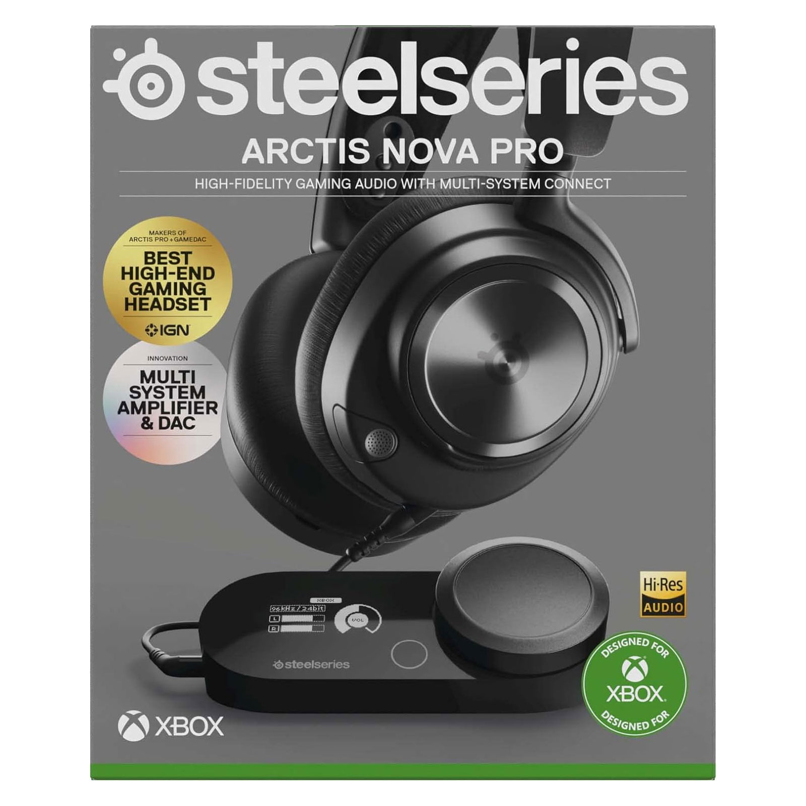 Steelseries Arctis Nova Pro Wireless X Gaming-Headset (Funk, Bluetooth, PC, Mac, Xbox, PS5, PS4, Switch, Handy)