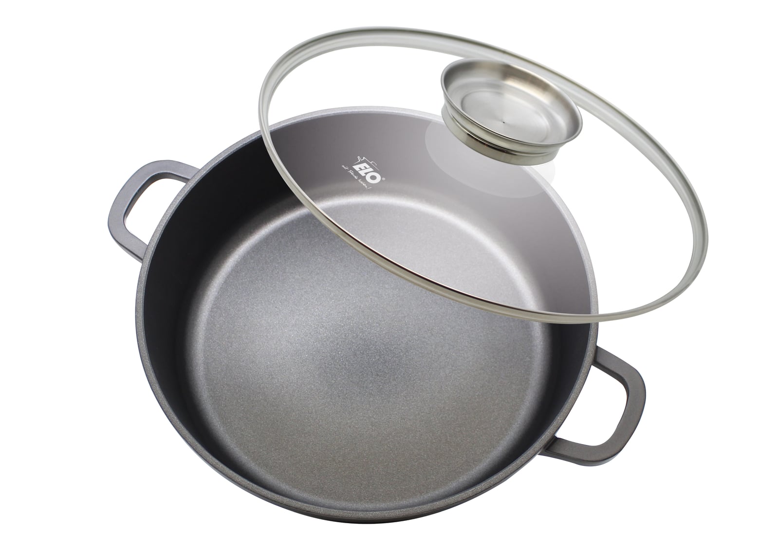 ELO Alucast Servierpfanne rund m. D. 24 cm ELODUR Select
