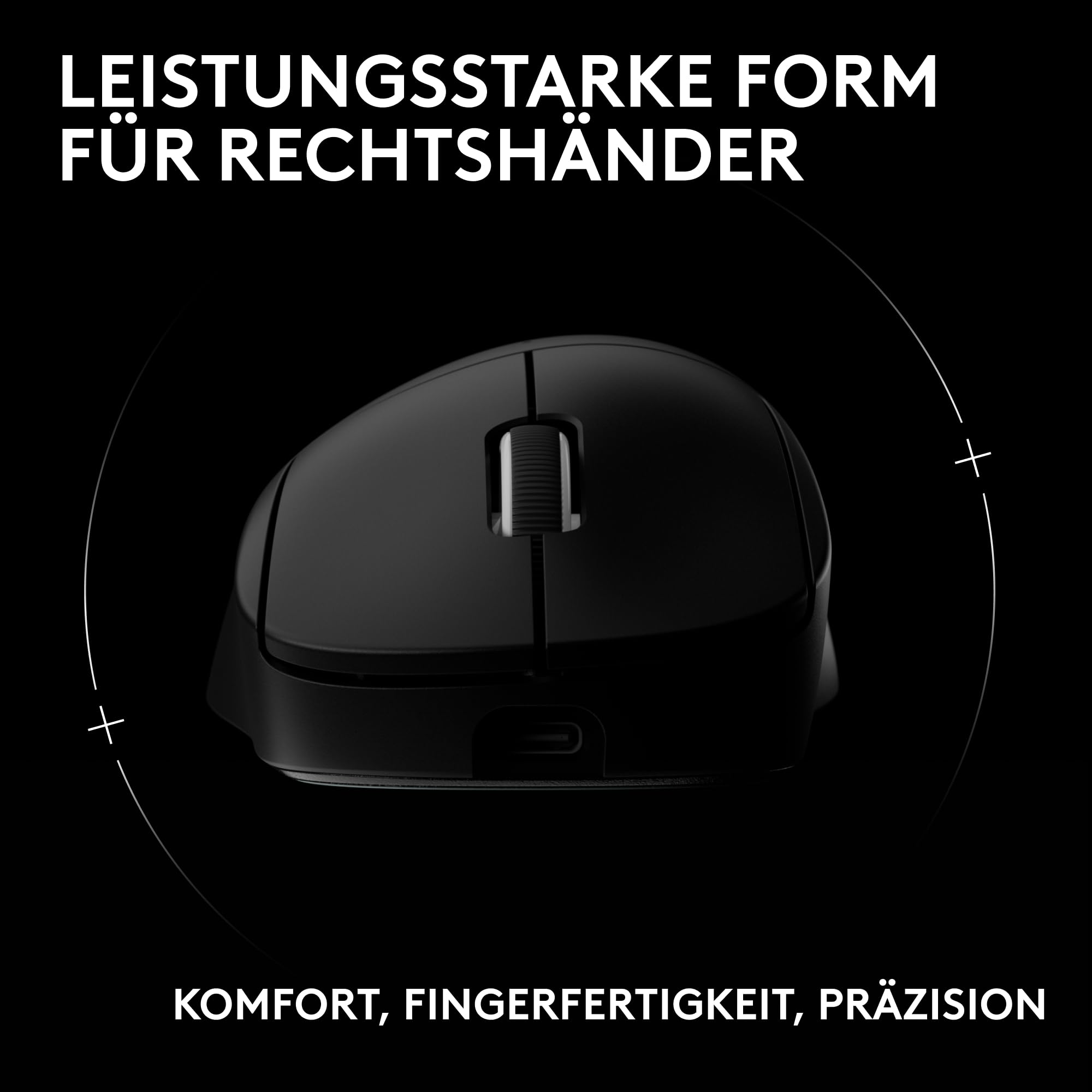 Logitech G PRO X SUPERLIGHT 2 DEX kabellose Gaming-Maus