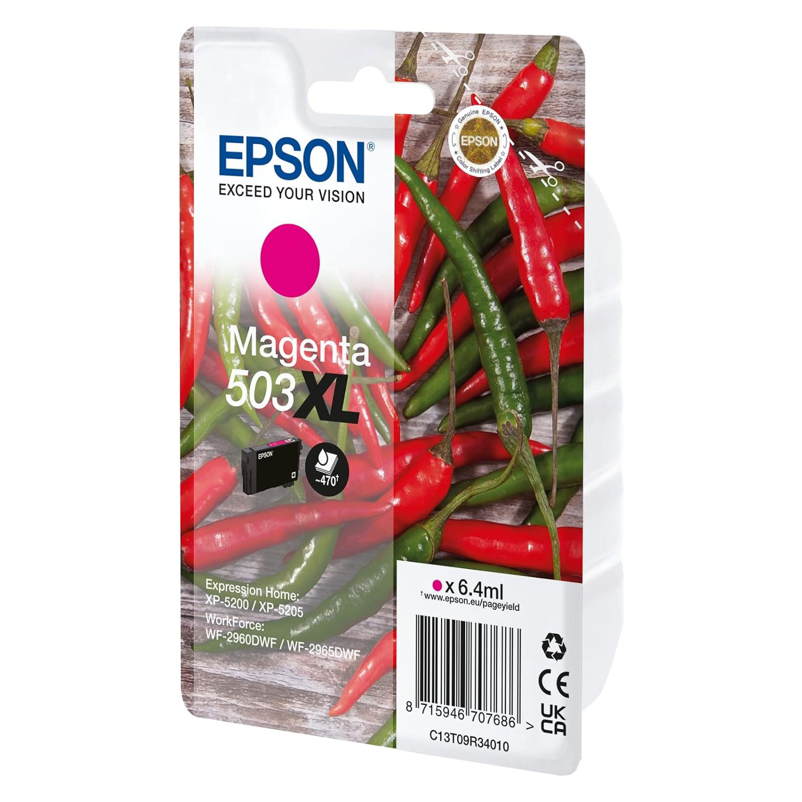 Epson 503XL Chillies magenta Druckerpatrone (C13T09R34010)