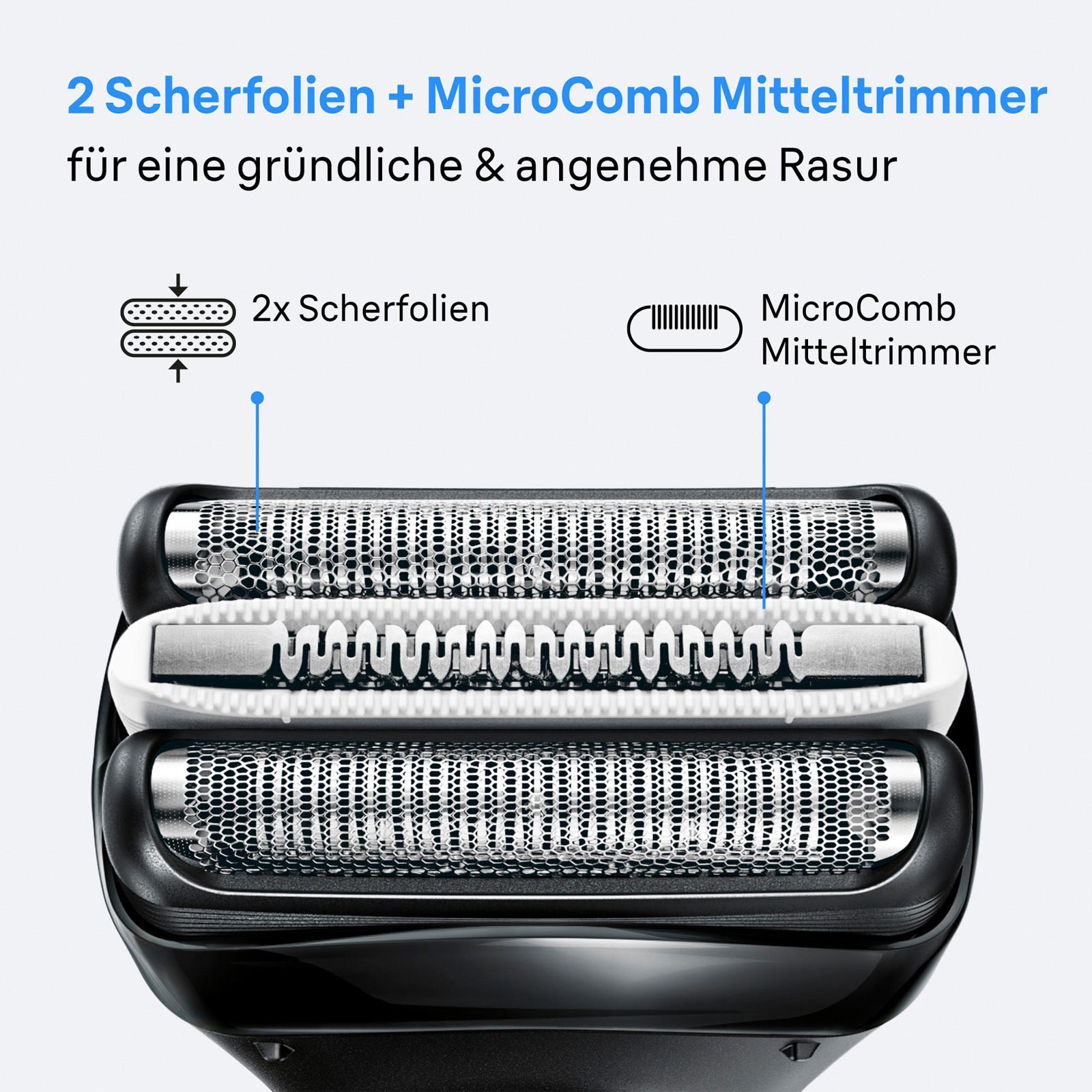BRAUN Series 3+ Elektrorasierer 3040s Herrenrasierer
