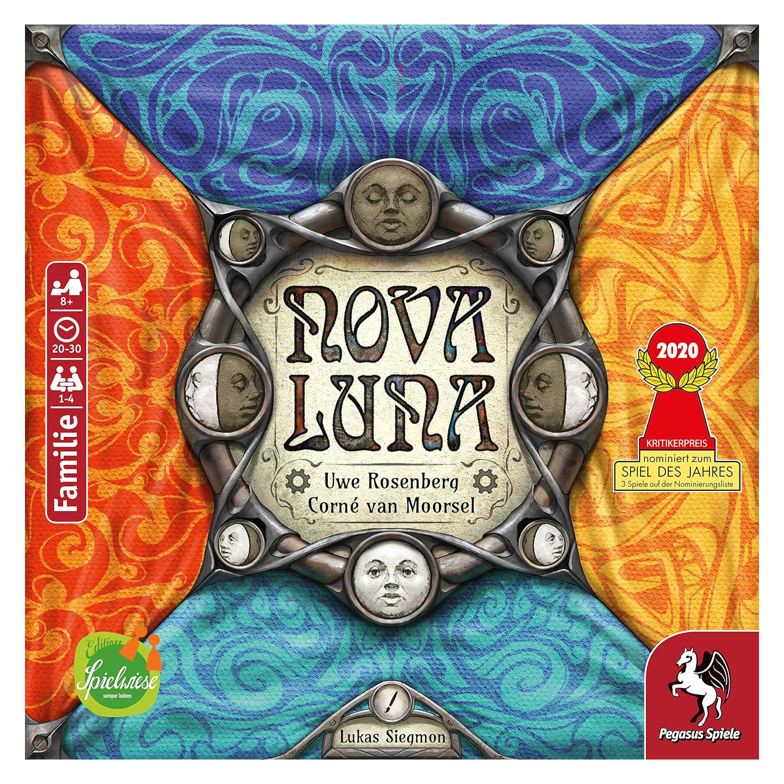 Pegasus Spiele Nova Luna (Edition Spielwiese) 59050G Brettspiel